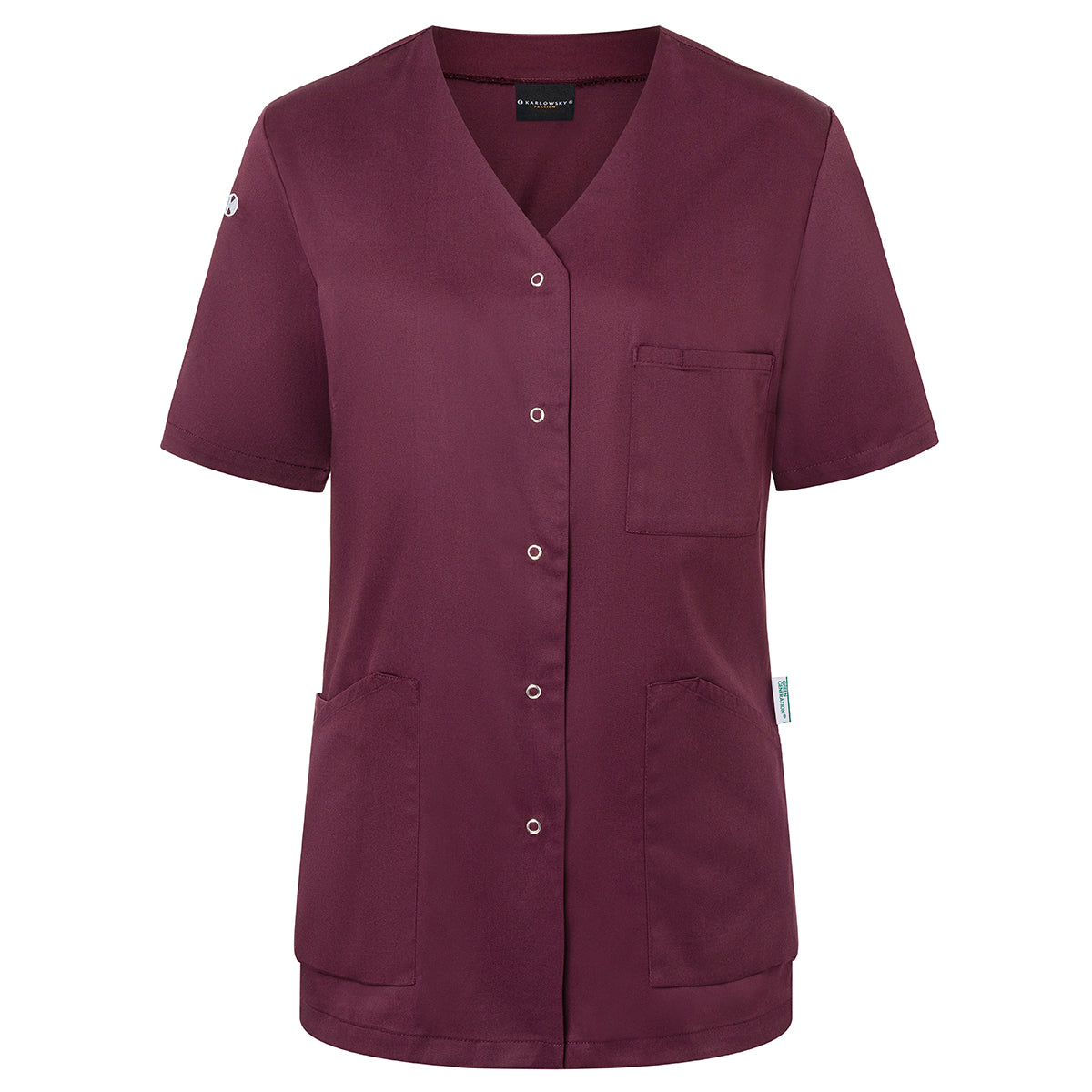 (6 pieces) Karlowsky - Women's Essential Short Sleeve Jacket - Eggplant - Size: 34