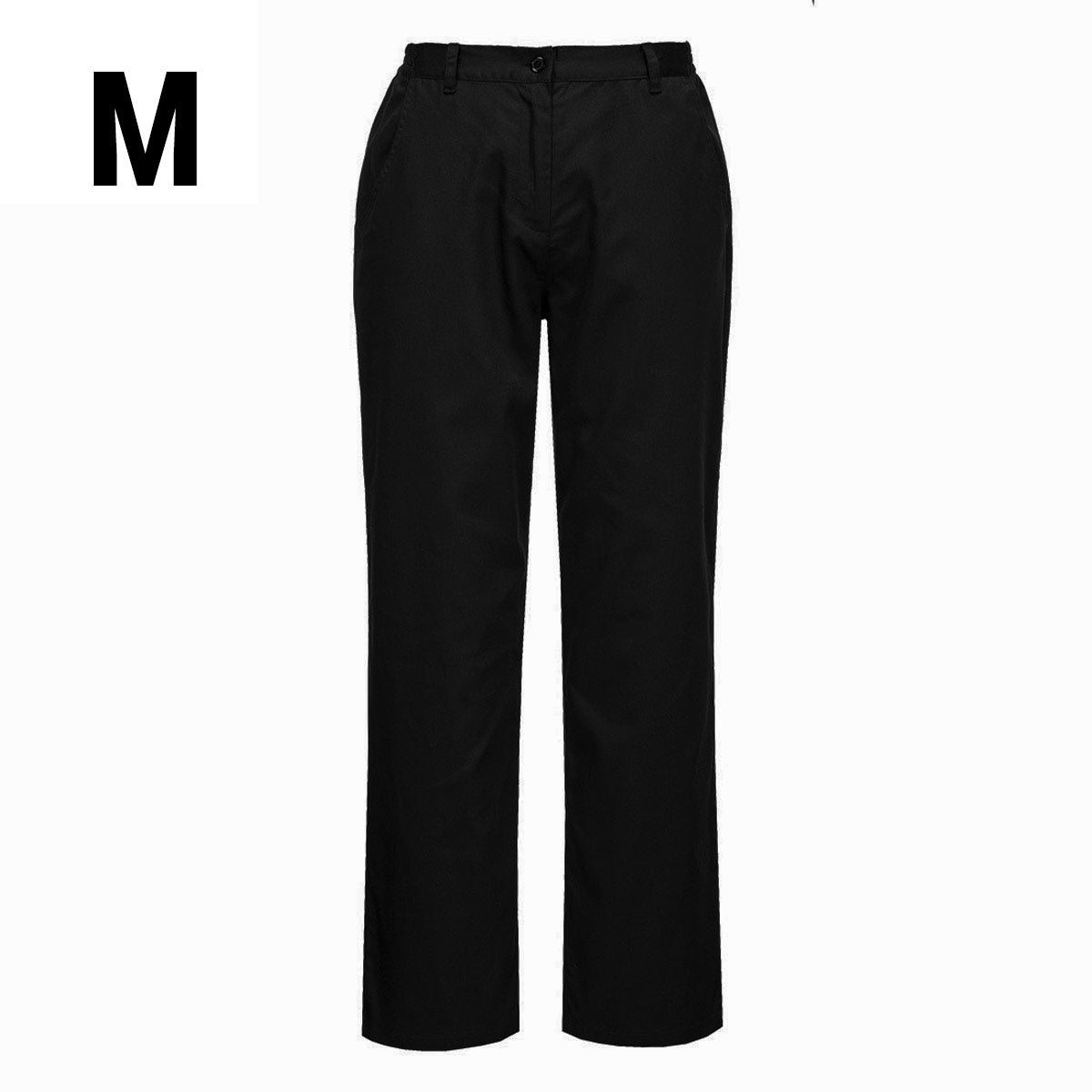 Women's Basic Cooking Pants - Black - Size: M