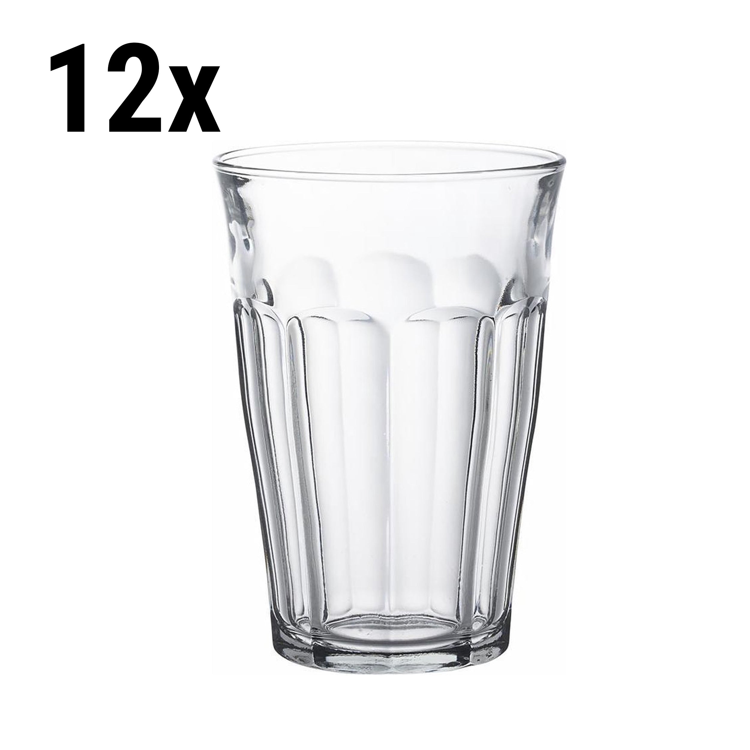 (12 броя) Duralex Longdrink Glass - ISTANBUL - 360 ml - Прозрачна