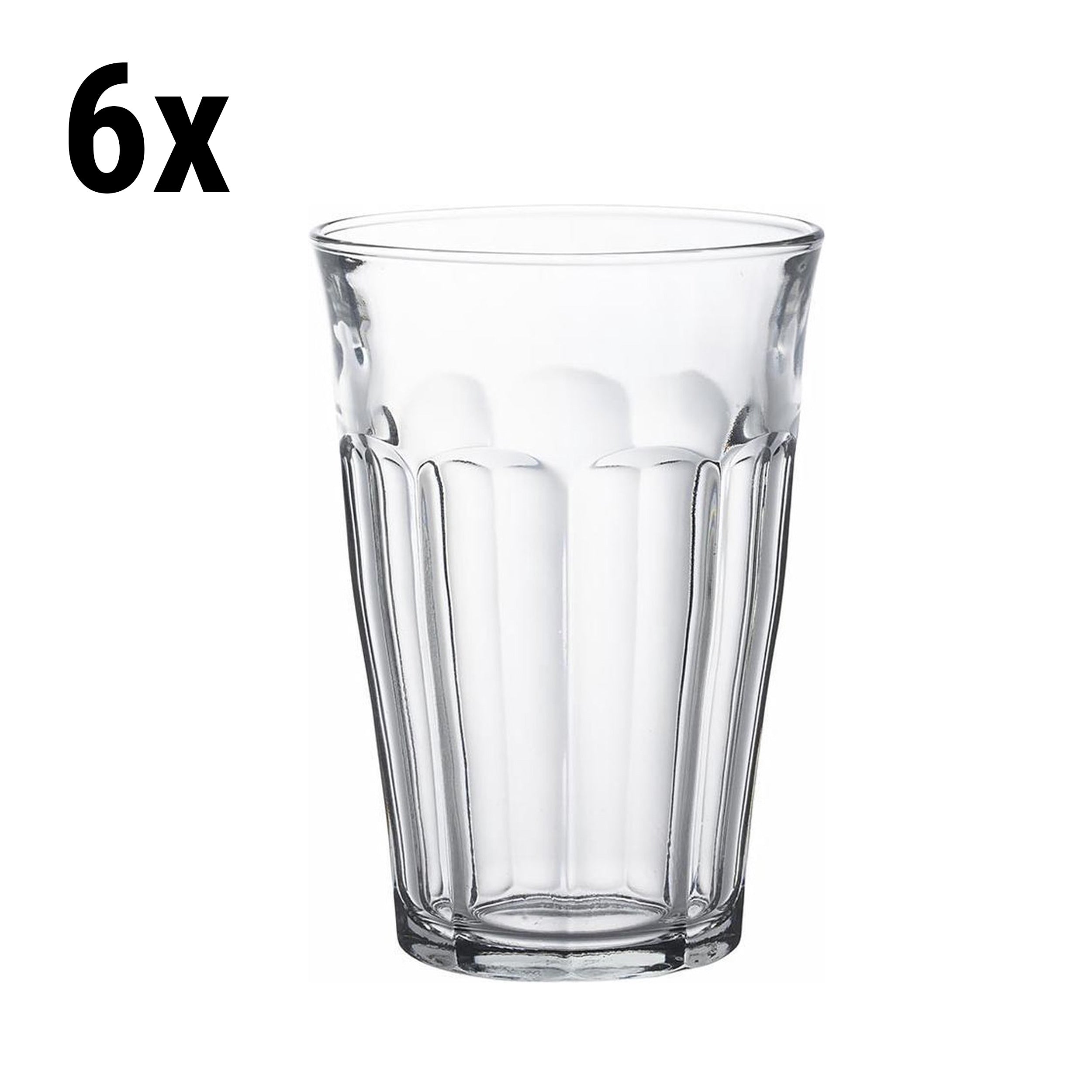 (6 броя) Duralex Longdrink Glass - ISTANBUL - 360 ml - Прозрачна