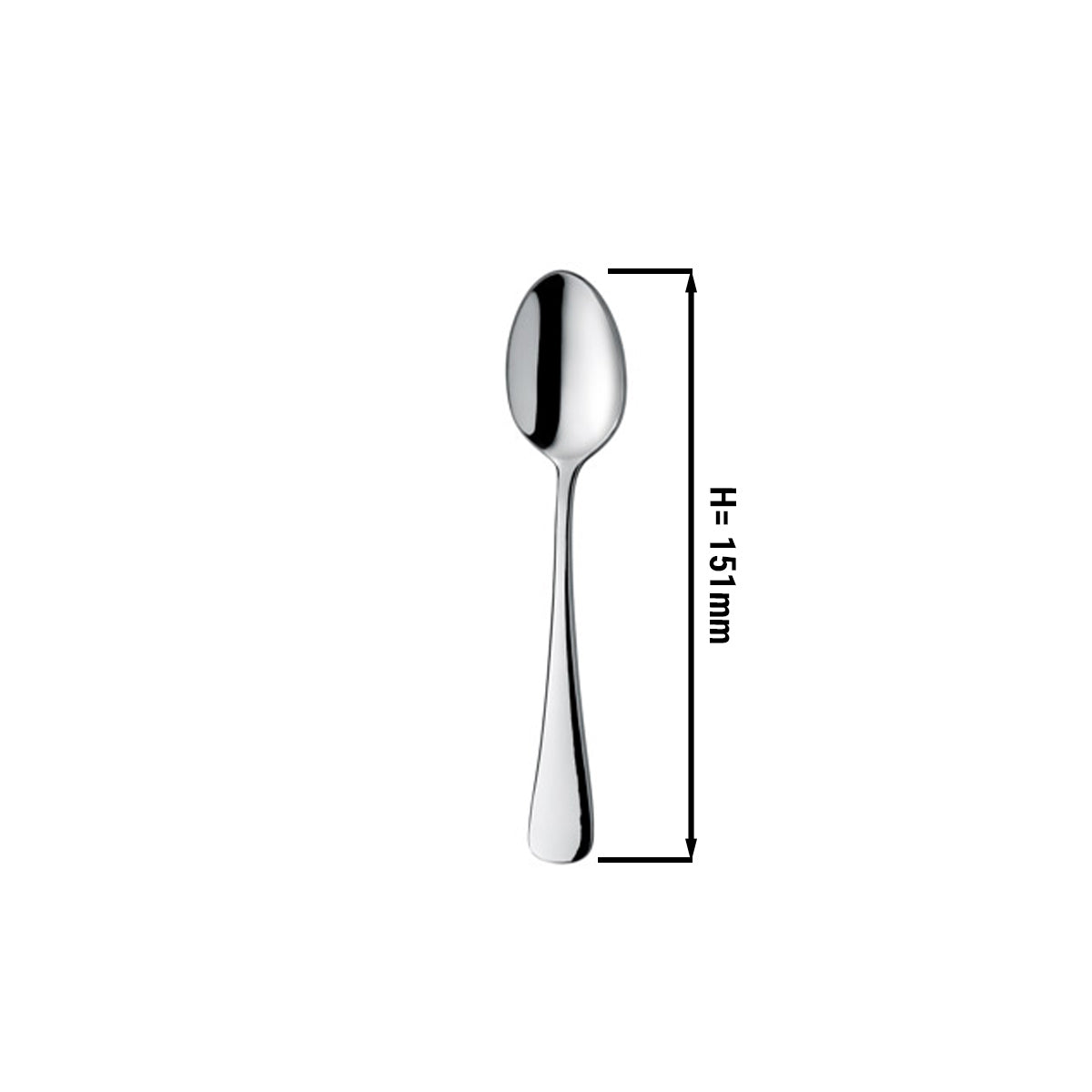 Dessert spoon Emilia - 15.1 cm - set of 12 pcs.