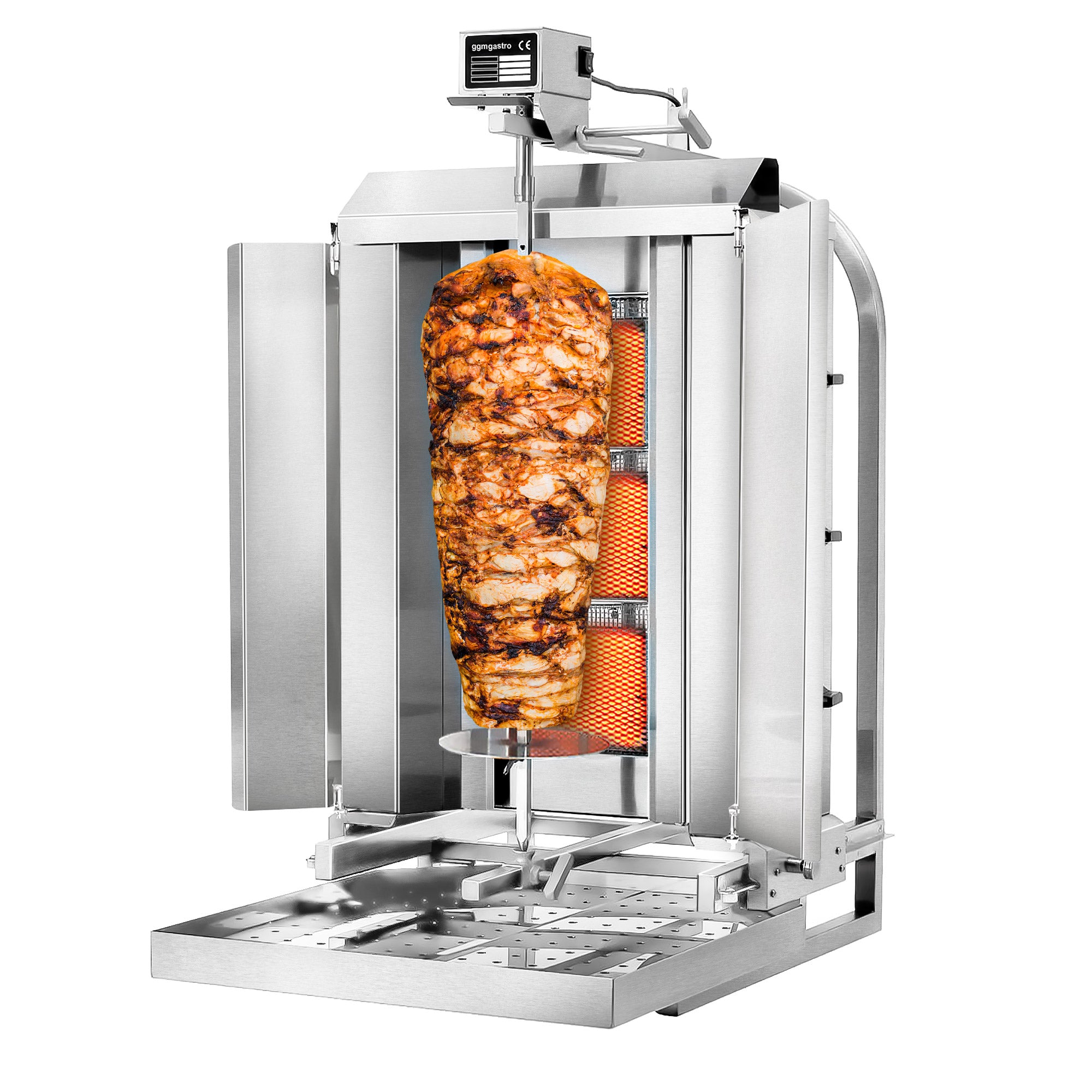 Düner grill with 3 rheotans - maximum 40 kg - incl. safety cover