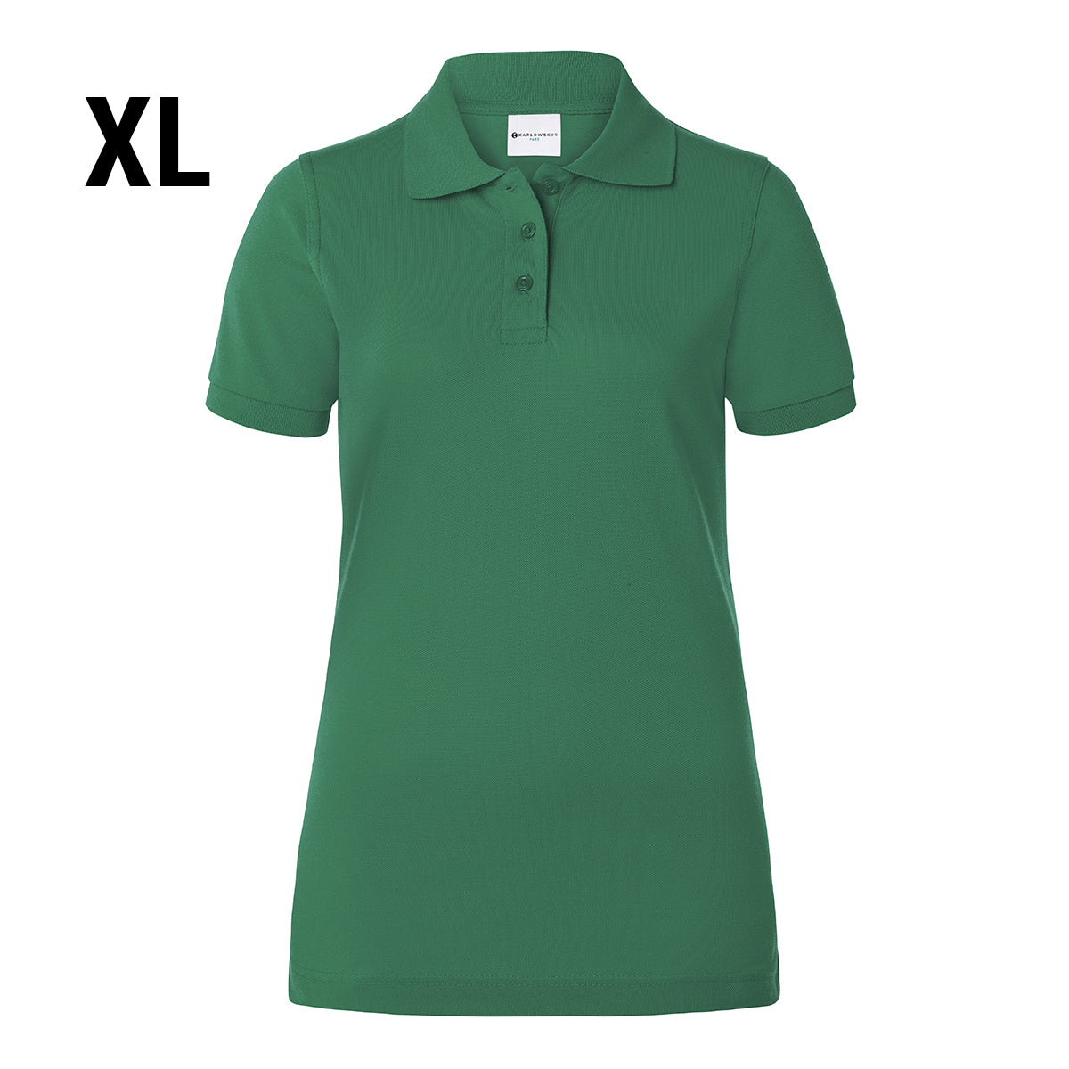 Karlowsky - Women's work shirt Poloshirt Basic - Forest Green - Size: XL