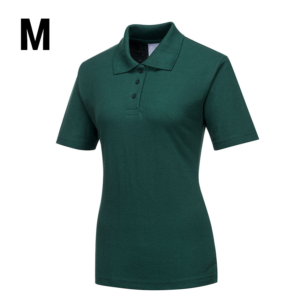 Women's polo shirt - bottle green - Size: M