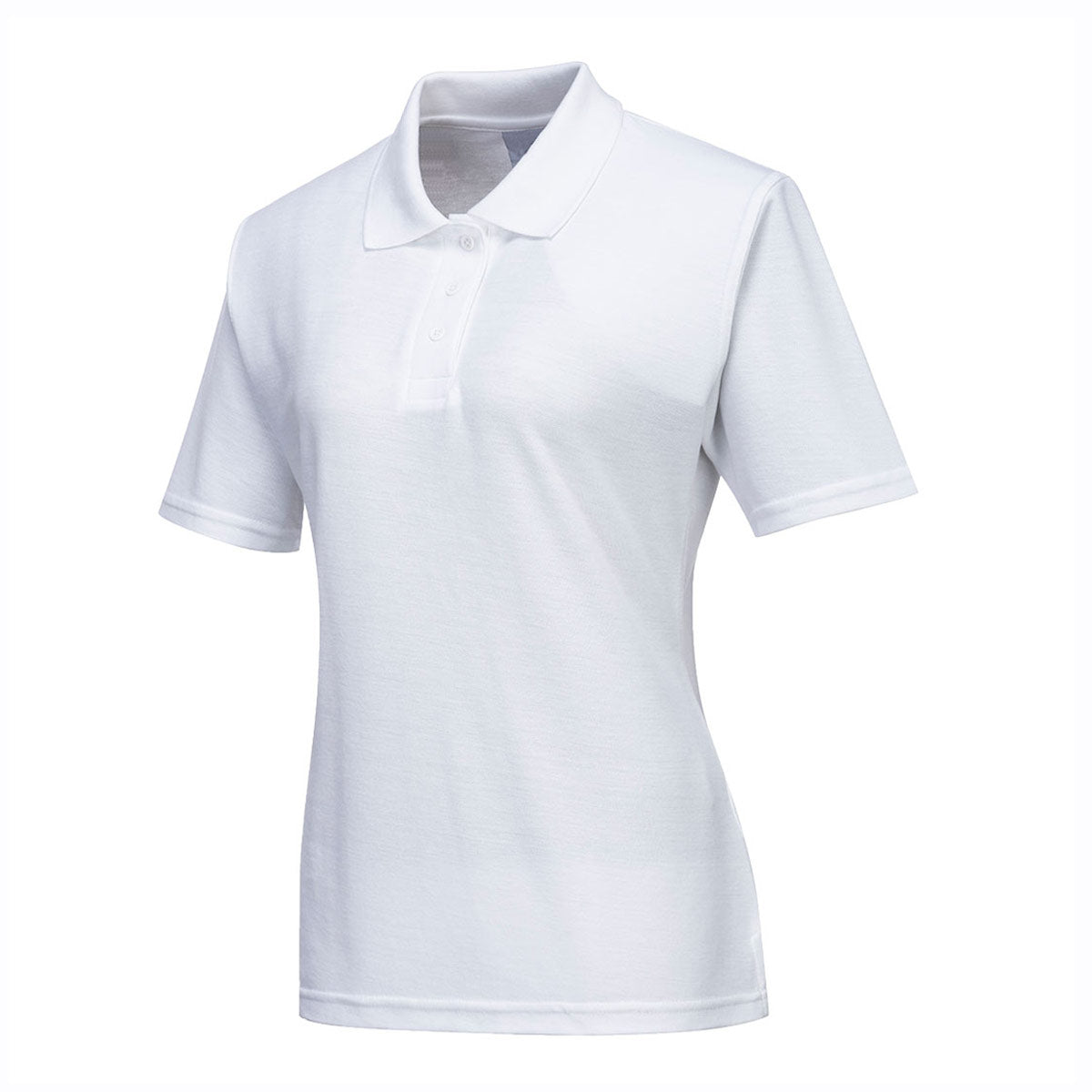 (5 pieces) Women's polo shirt - white - size: S