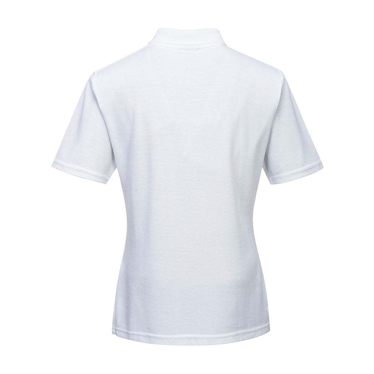 Women's polo shirt - white - size: M