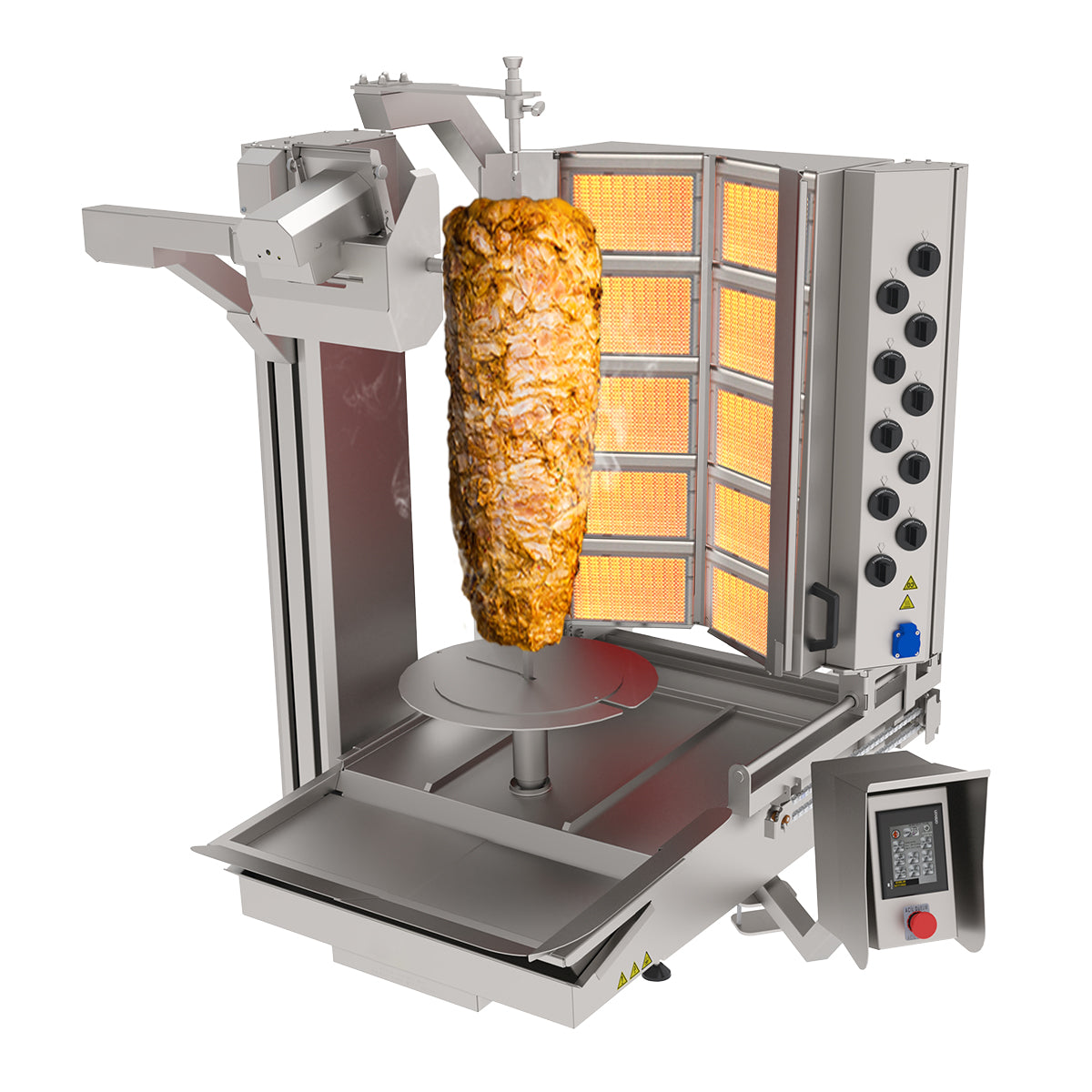 Gas kebab robot - up to max. 150 kg