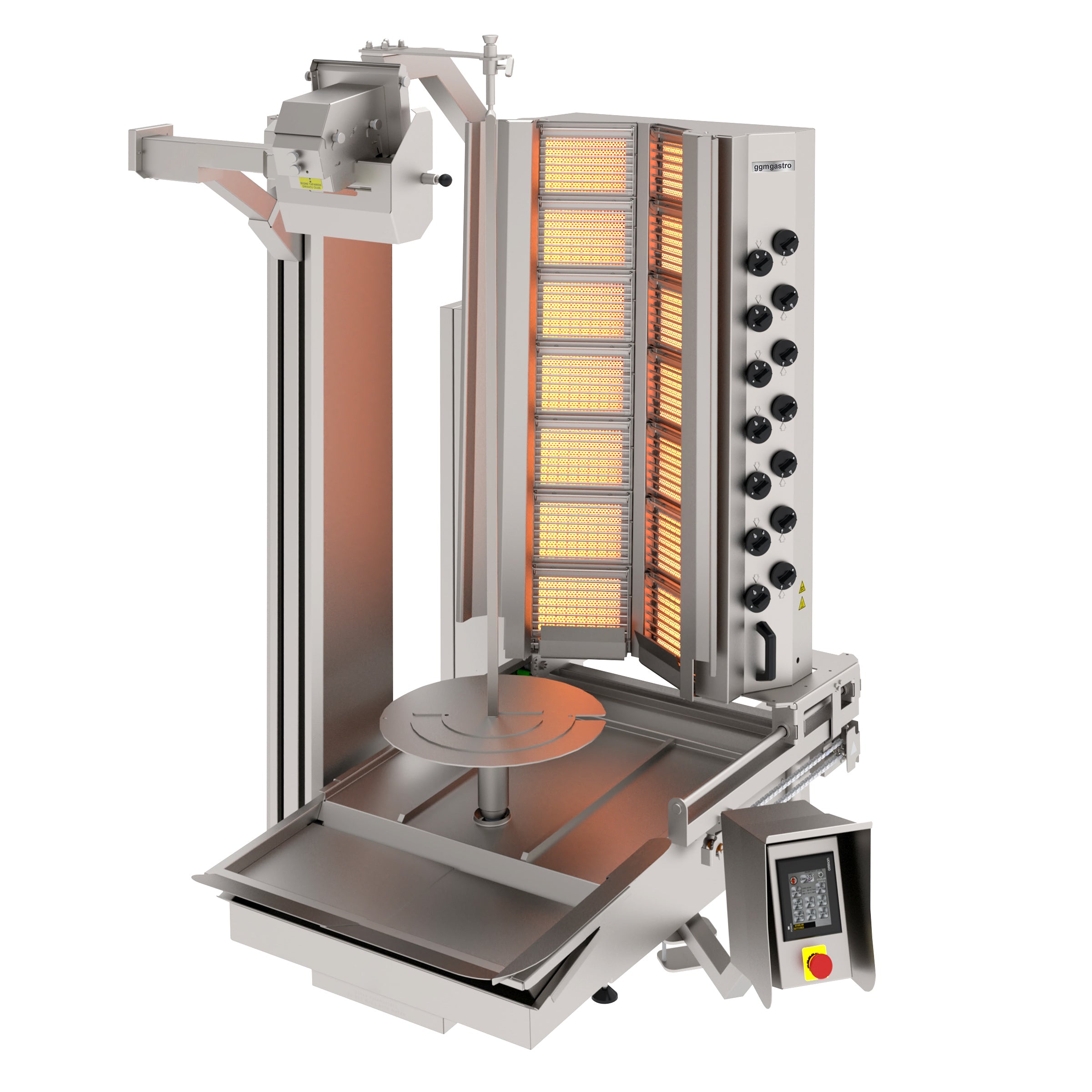 Gas kebab robot - up to max. 280 kg