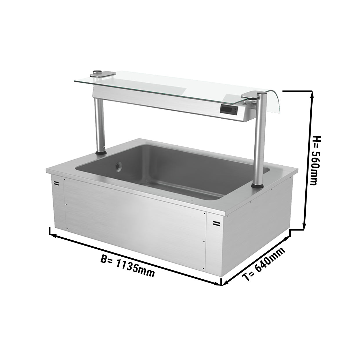 Built-in ice bath 1.1 m - B series