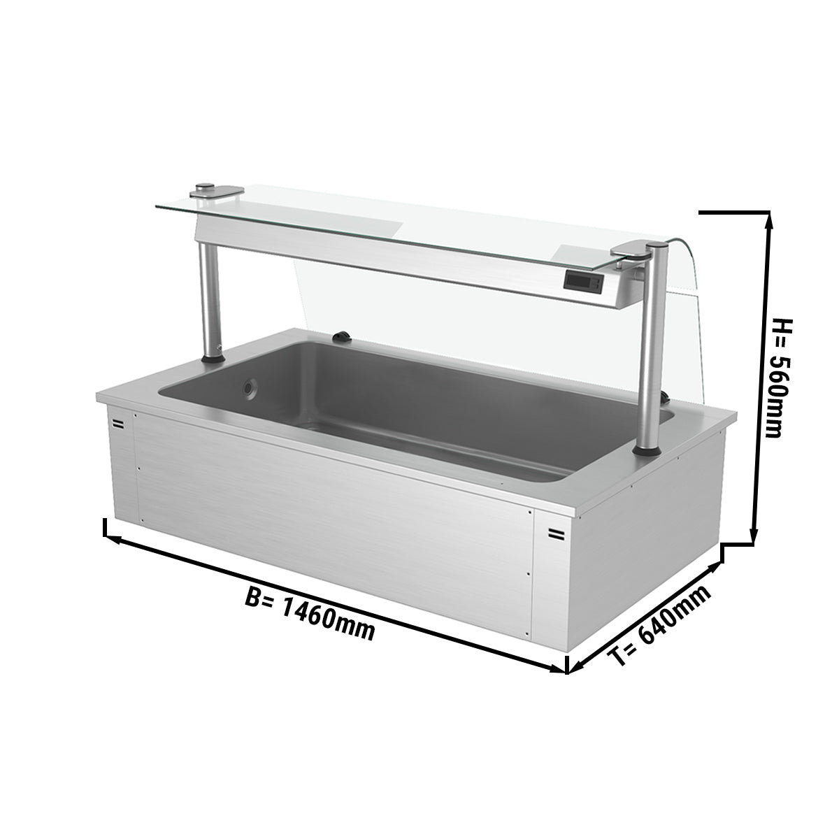 Built-in ice bath 1.5 m - C series