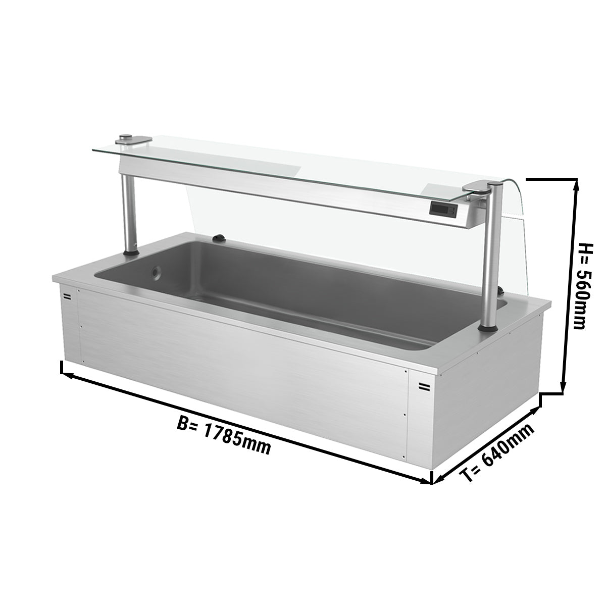 Built-in ice bath 1.8 m - C series