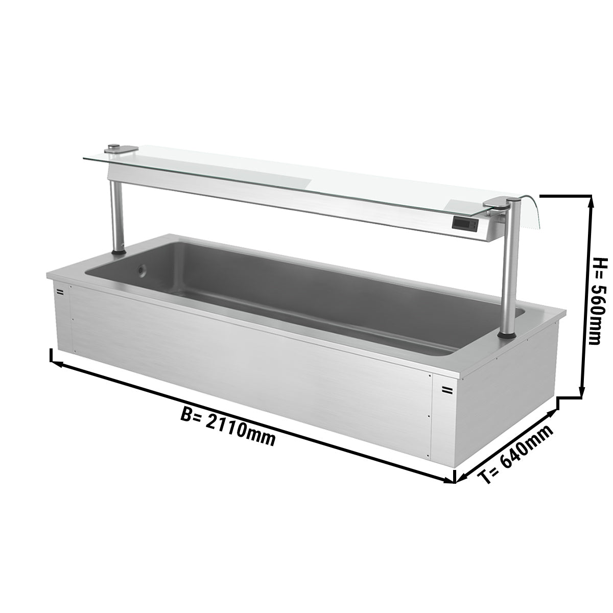 Built-in ice bath 2.1 m - B series