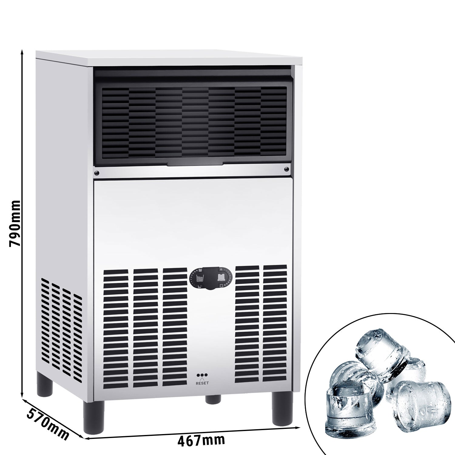 Ice maker - productivity per day 60 kg