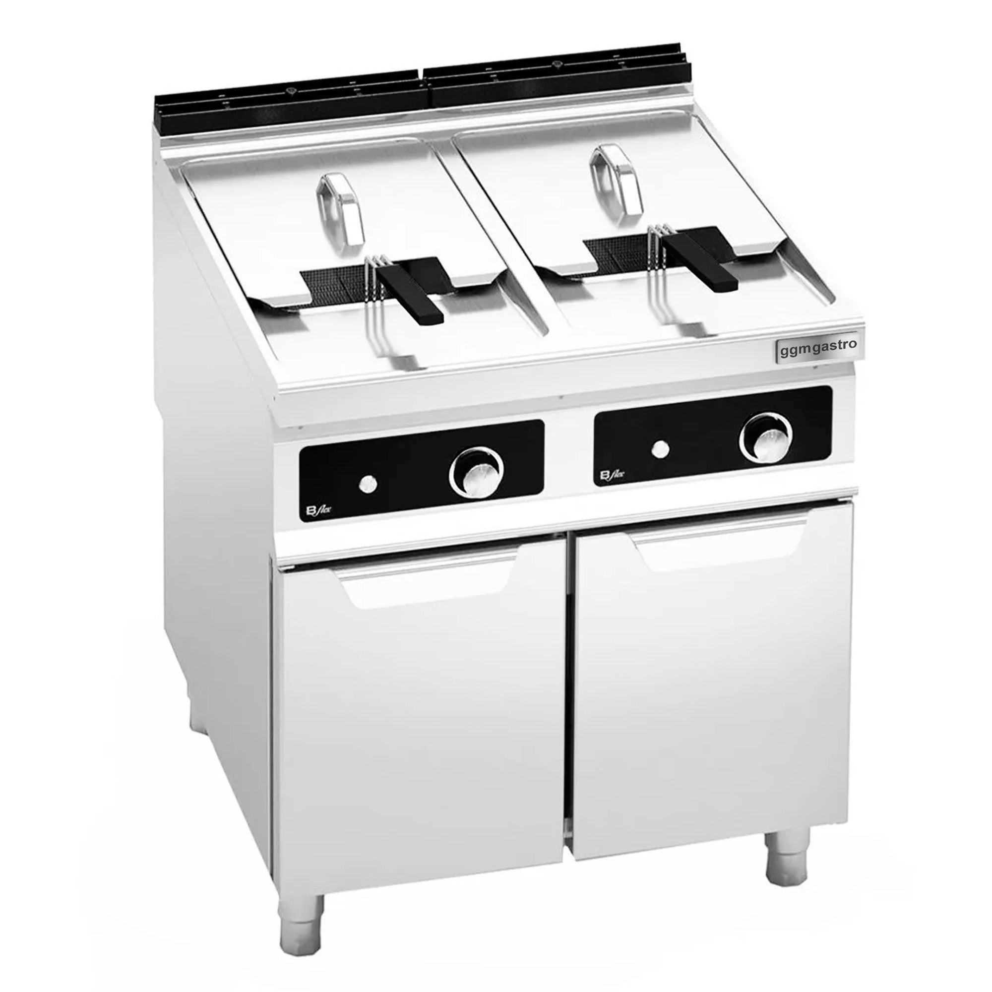 Electric fryer - 22 + 22 liters (44 kW) - Electronic control