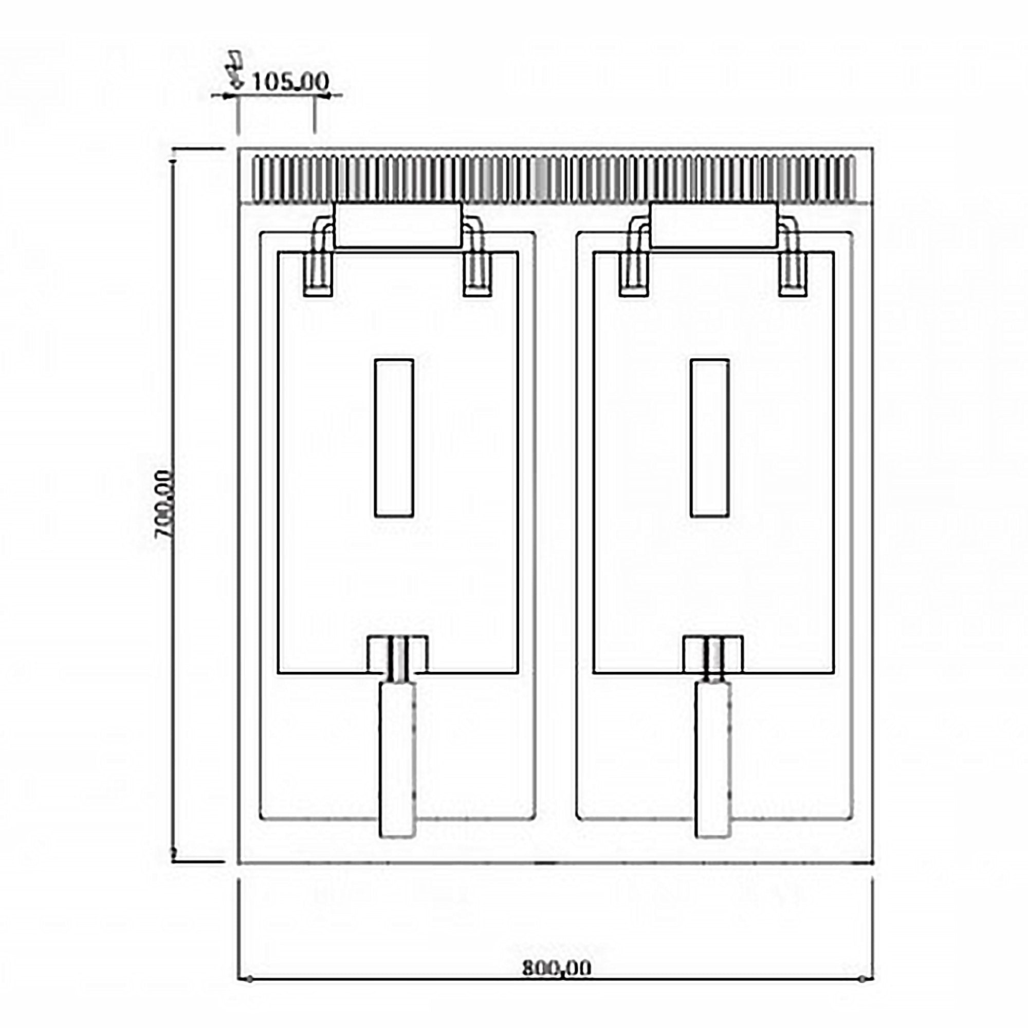 Електрически фритюрник 10+10л (18kW) + основа