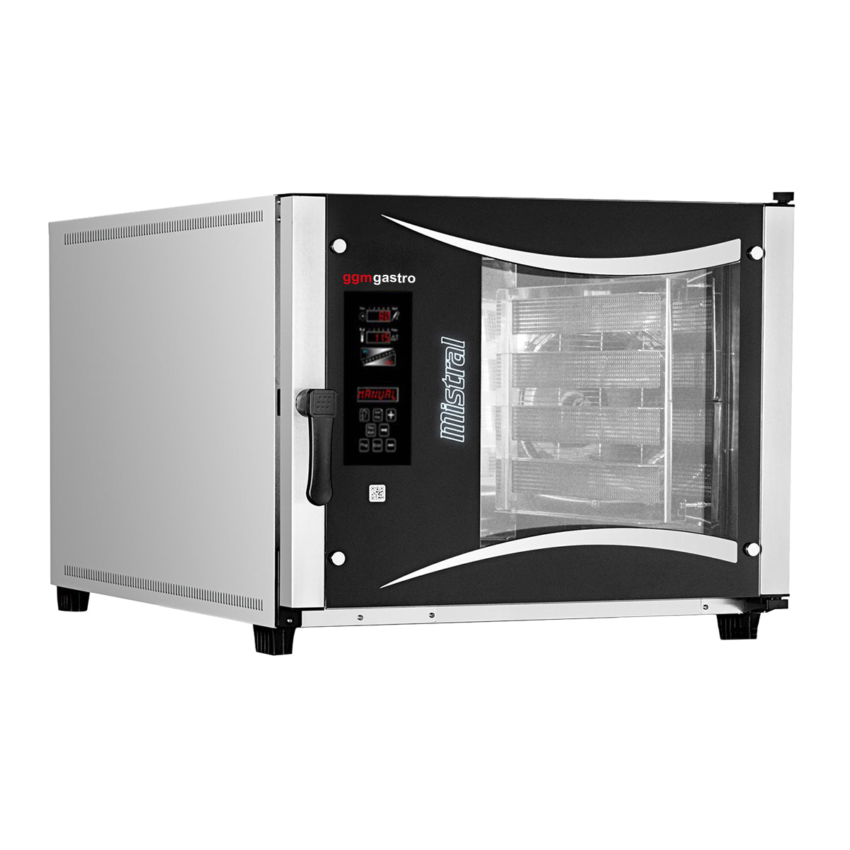 (2 pieces) Electric oven with hot air digital - 1x for 5x EN 40 x 80 cm &amp; 1x for 10x EN 40 x 80 cm