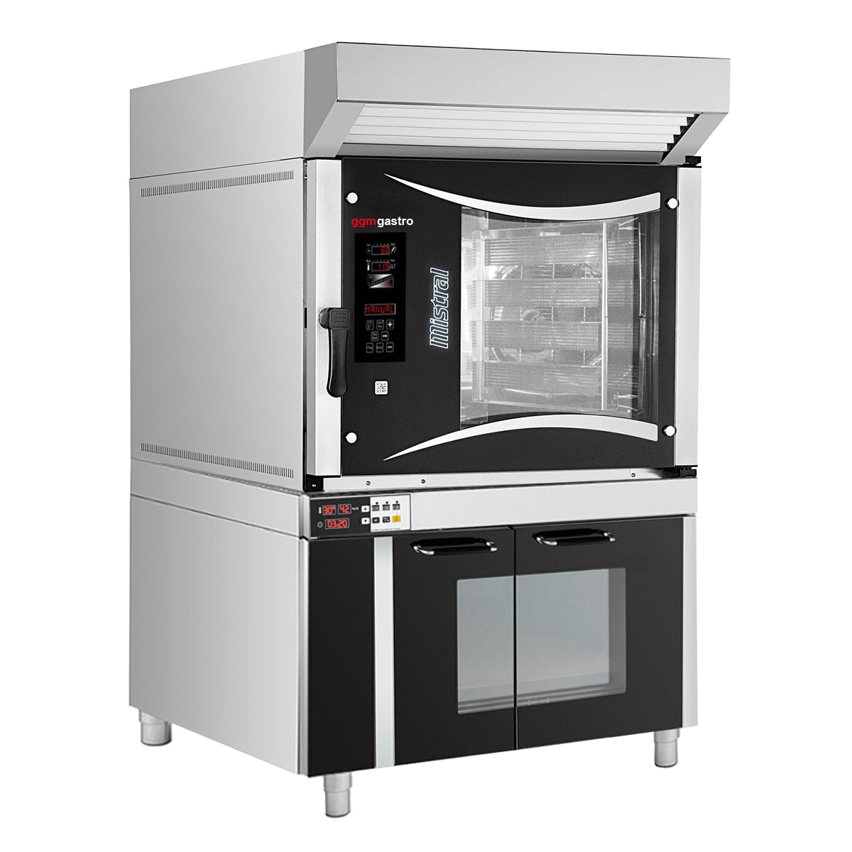 Electric oven with hot air digital - 5x EN 40 x 80 cm - incl. hood