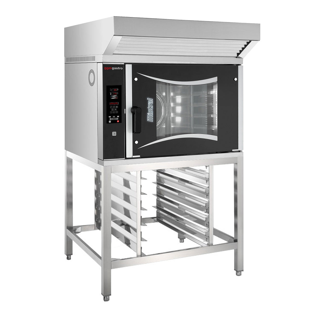 Hot air electric oven Digital - 6x BG 60 x 40 cm - incl. cover and main frame