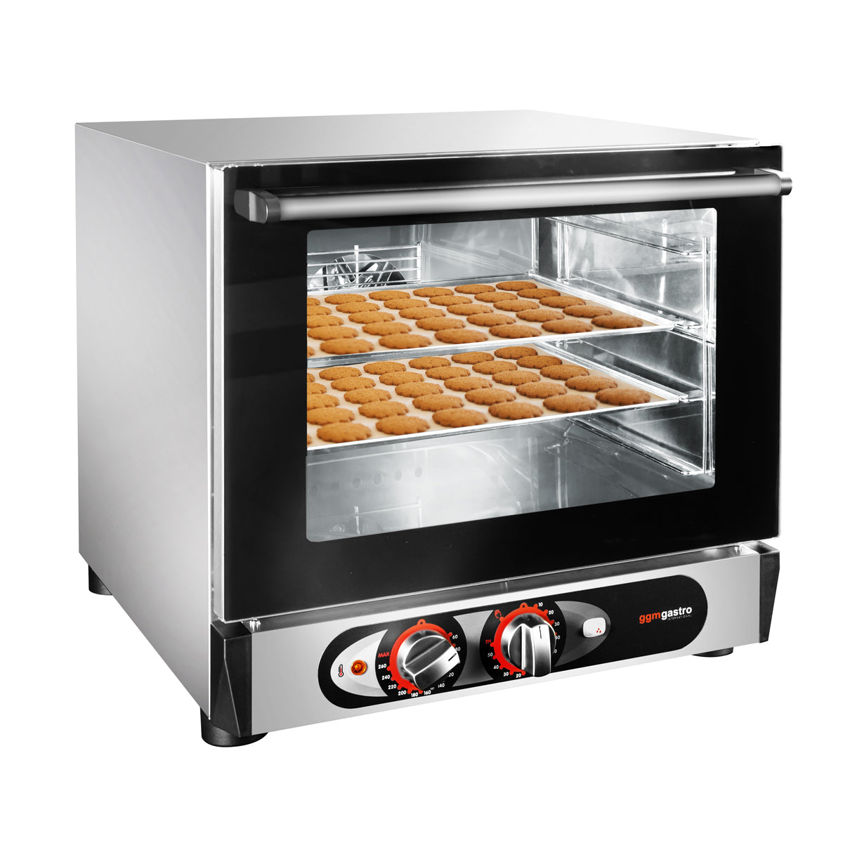 Electric convection oven with steam function - 4 trays