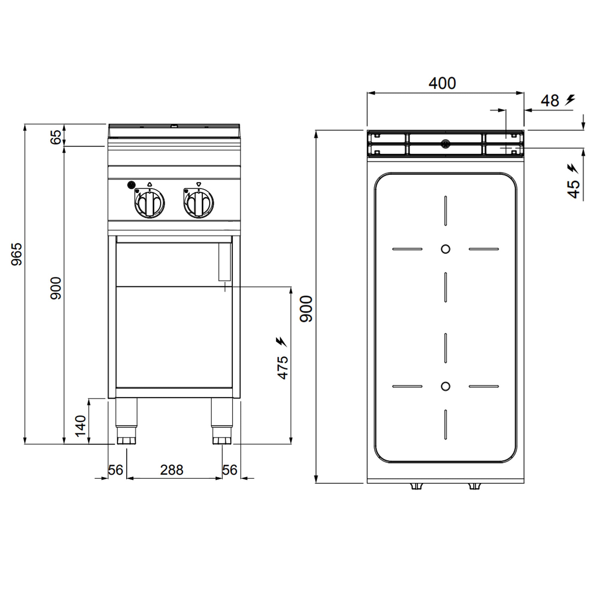 2х инфрачервени котлони (8 kW)