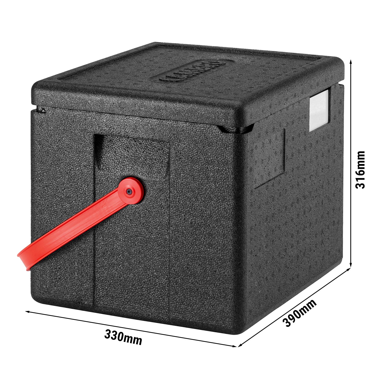CAMBRO | CAM GOBOX® Half Toploader GN 1/1 - с каишка за носене в червено