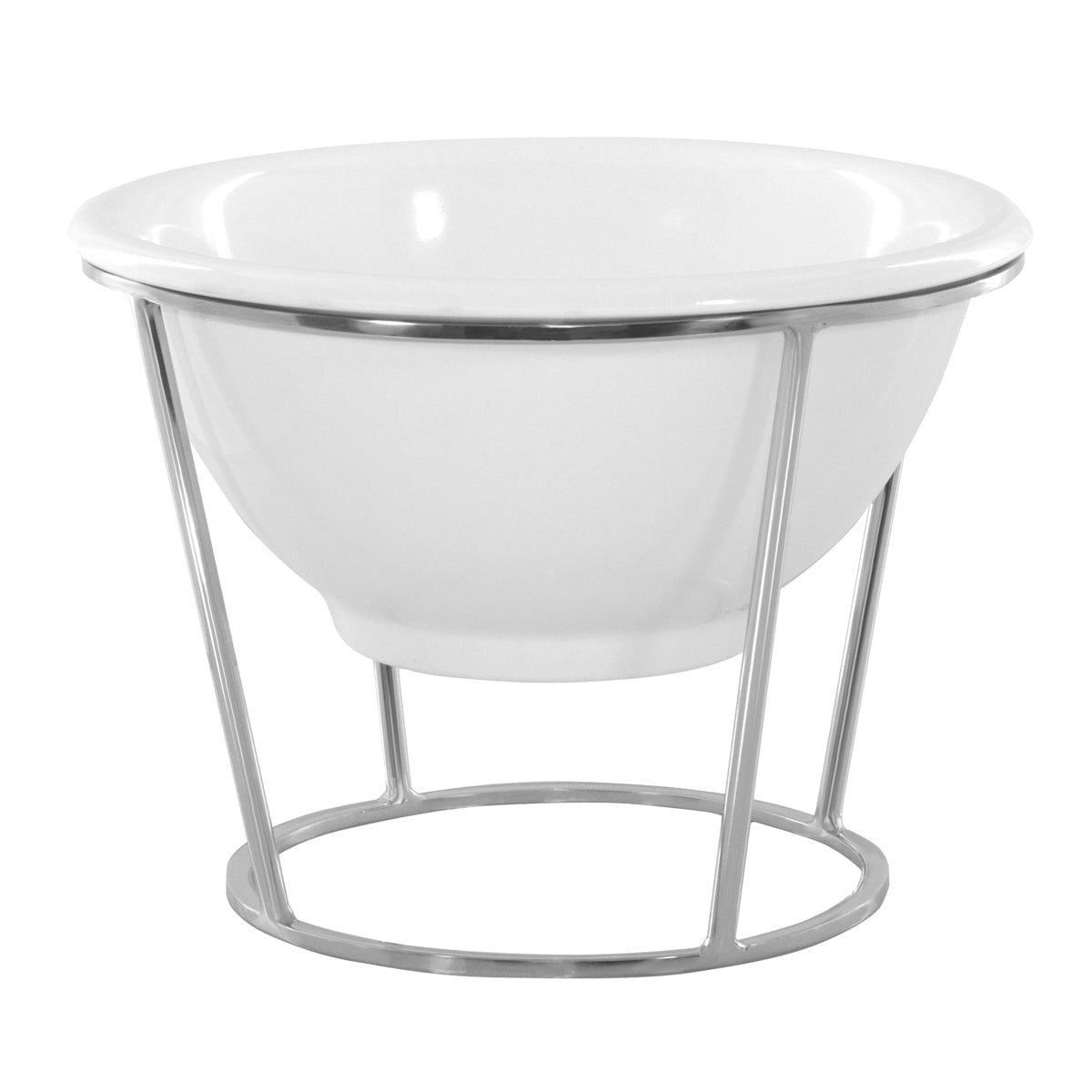 Shelf / Buffet stand - incl. 1 melamine bowl - round