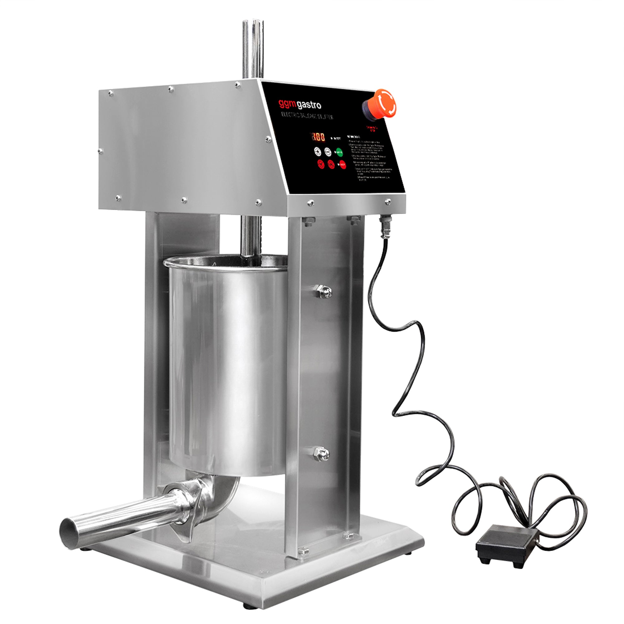Електрическа машина за пълнене на колбаси от неръждаема стомана (стояща)
