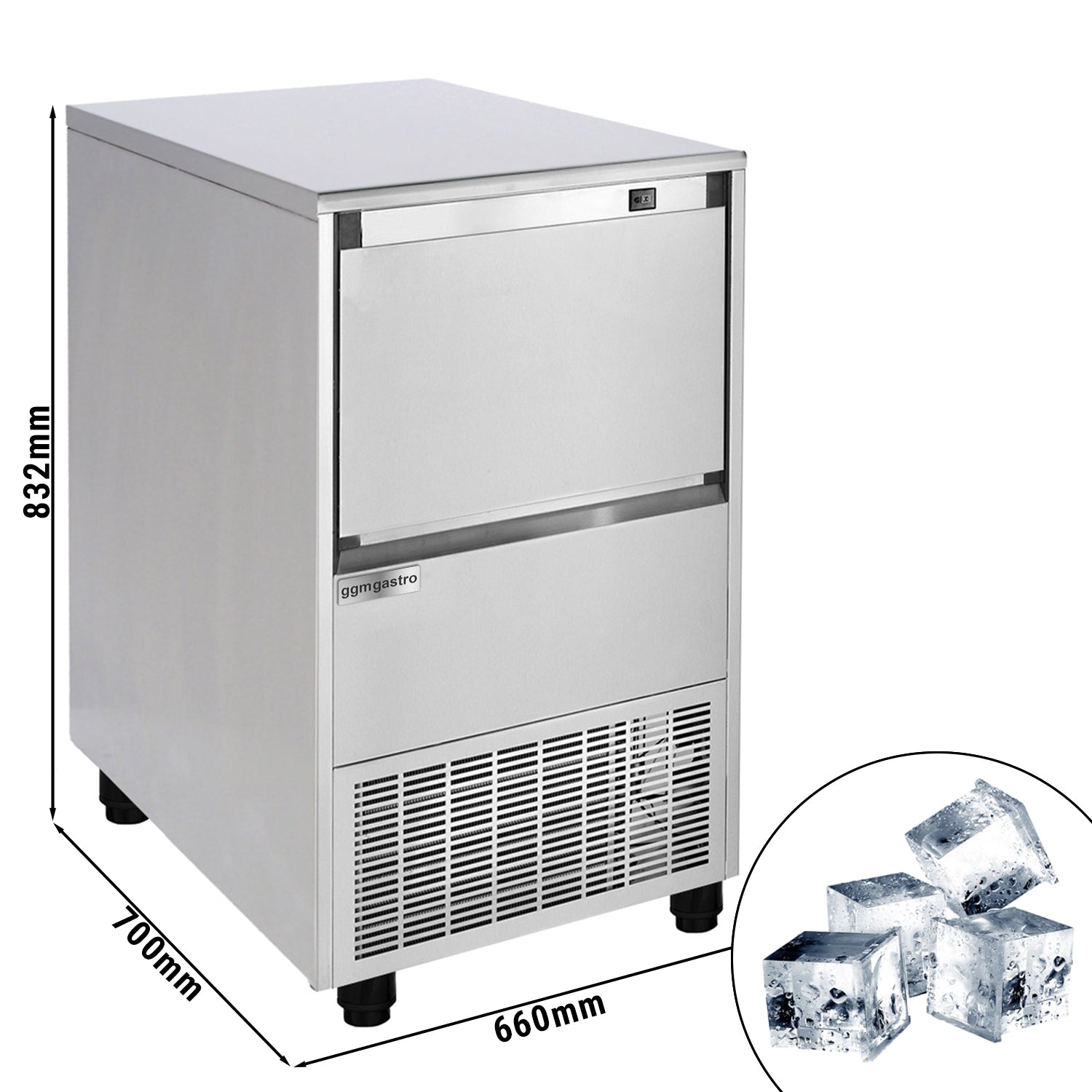 Ice maker - 99 kg / 24h