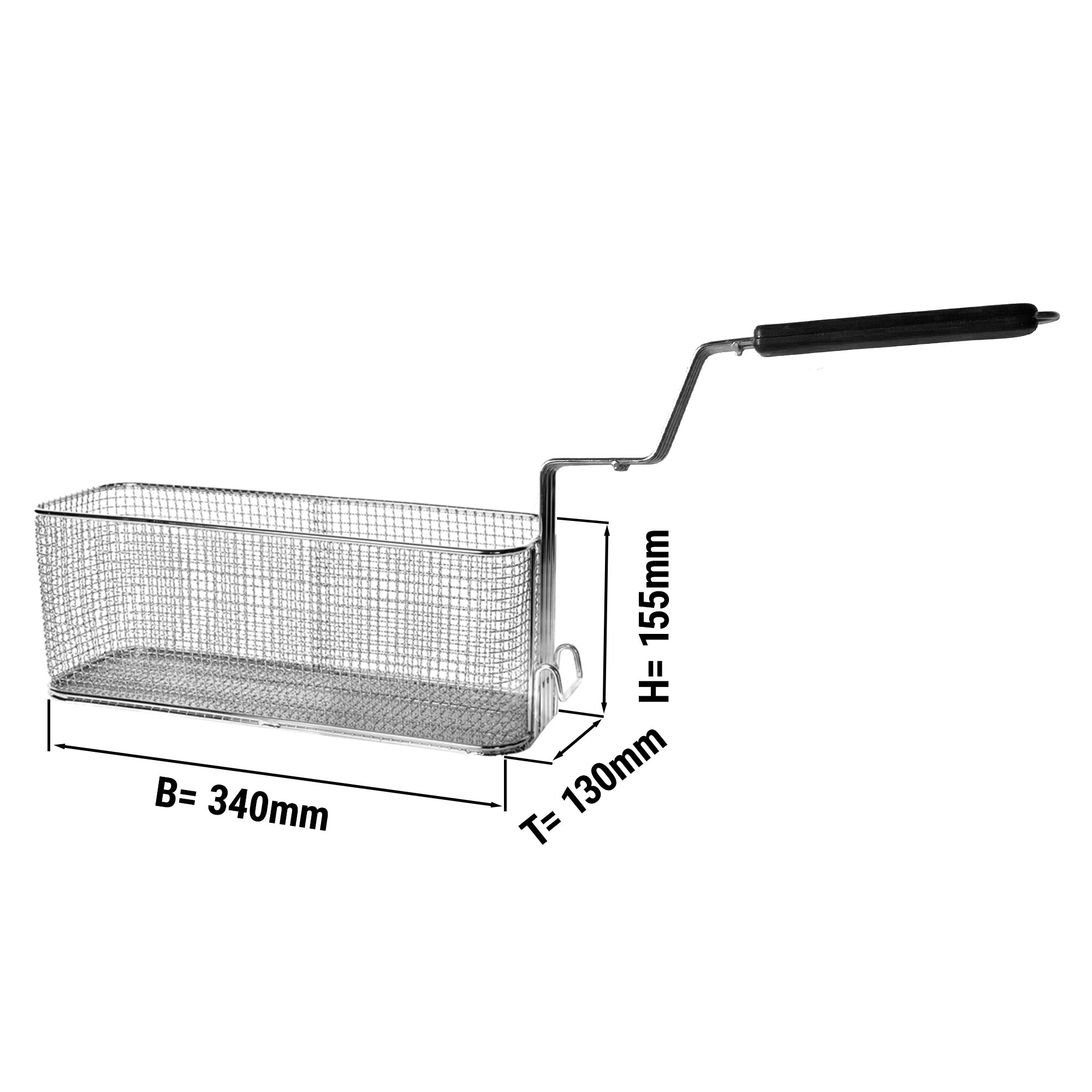 Half basket for deep fryer - 12.5 liters