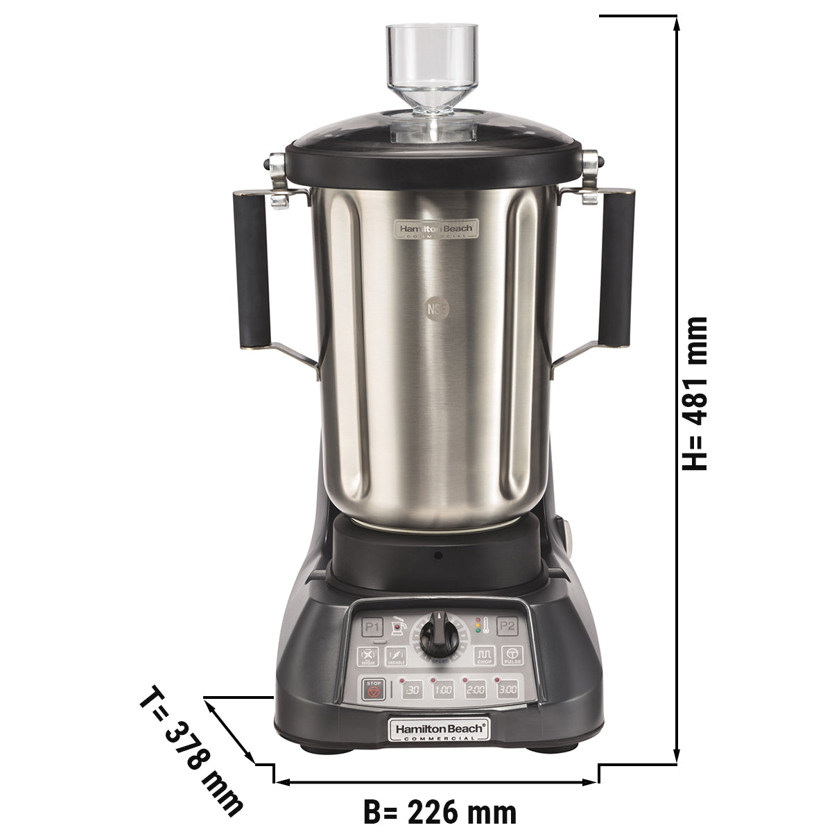 Hamilton Beach Mixer EXPEDITOR - 4 liters - 1500 watts - stainless steel bowl