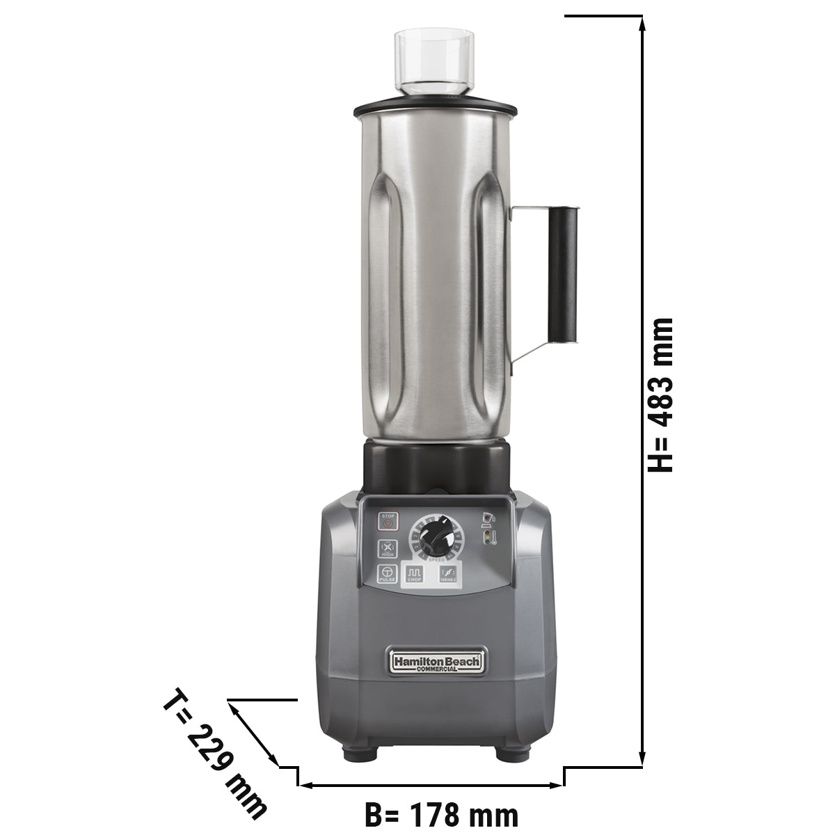 Hamilton Beach Mixer EXPEDITOR - 1.8 liters - 750 watts - stainless steel bowl