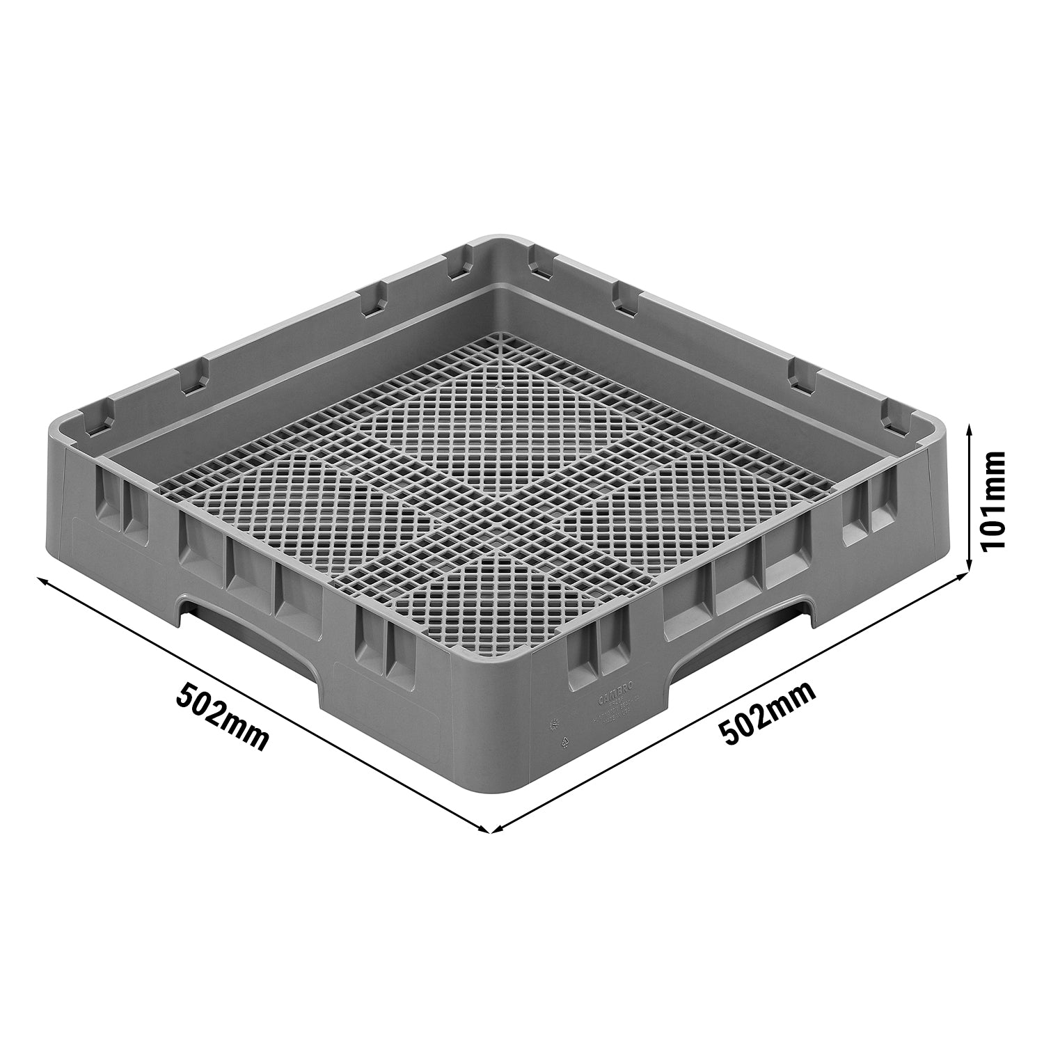 CAMBRO | CAMRACK® Utensil basket - 8 compartments - soft gray