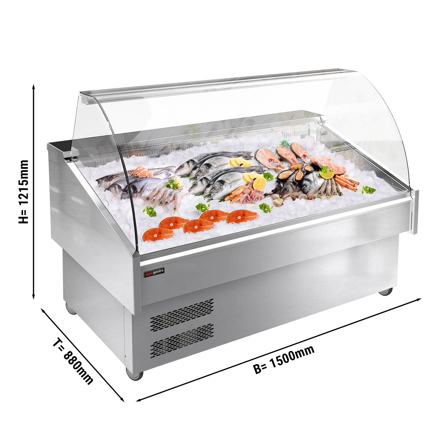 Fish stand - 1.50 x 0.91 m