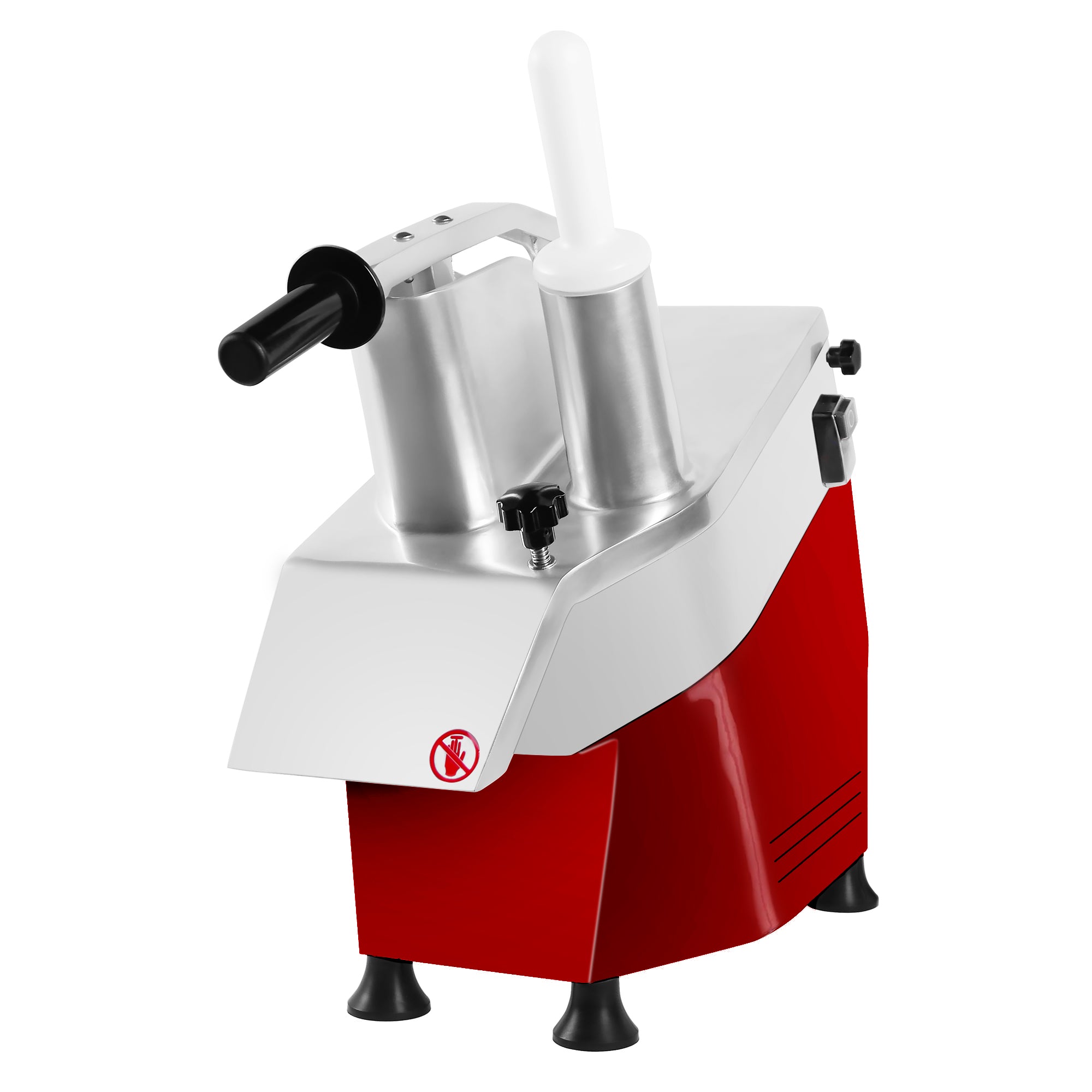 Vegetable slicer - 550 W - red - with 5 cutting discs