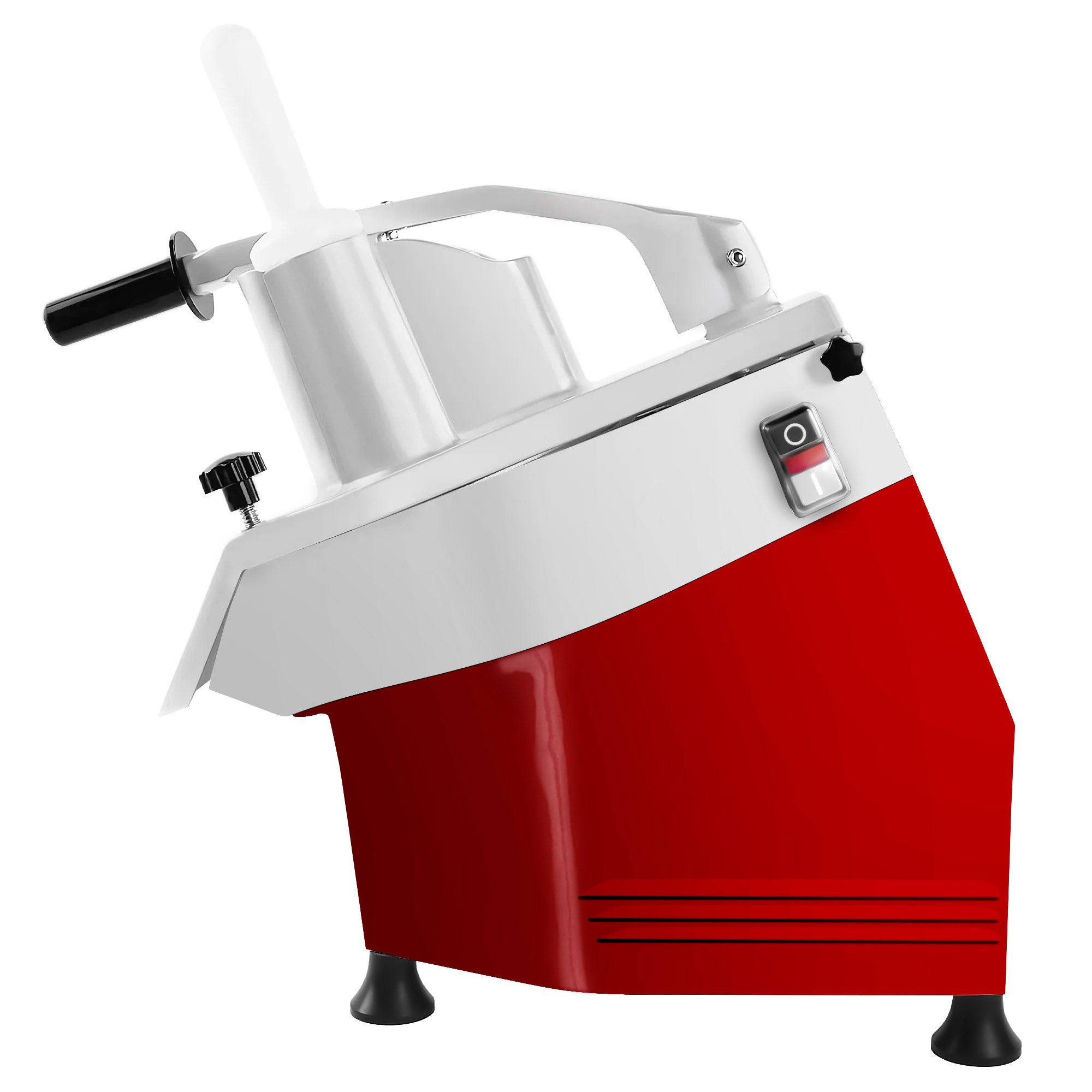 Vegetable slicer - 550 W - red - with 5 cutting discs