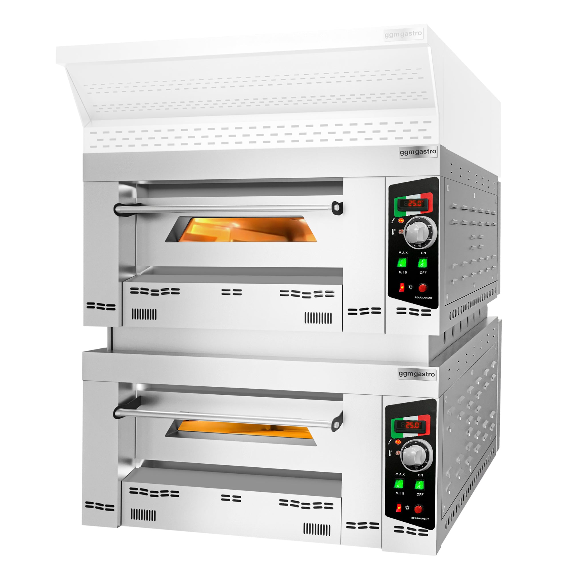 Gas pizza oven 6+ 6x 34 cm (depth)