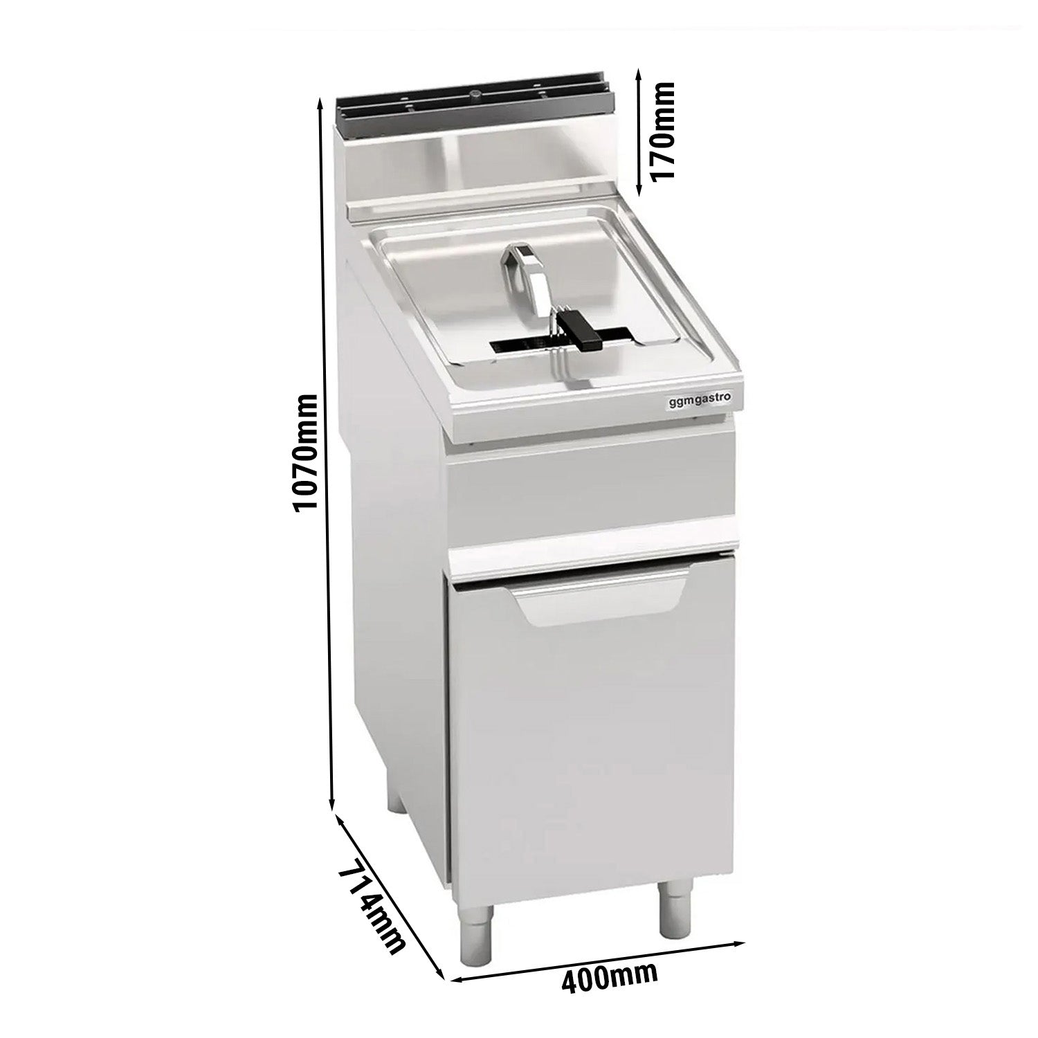 Gas fryer 15 liters (12.7 kW)