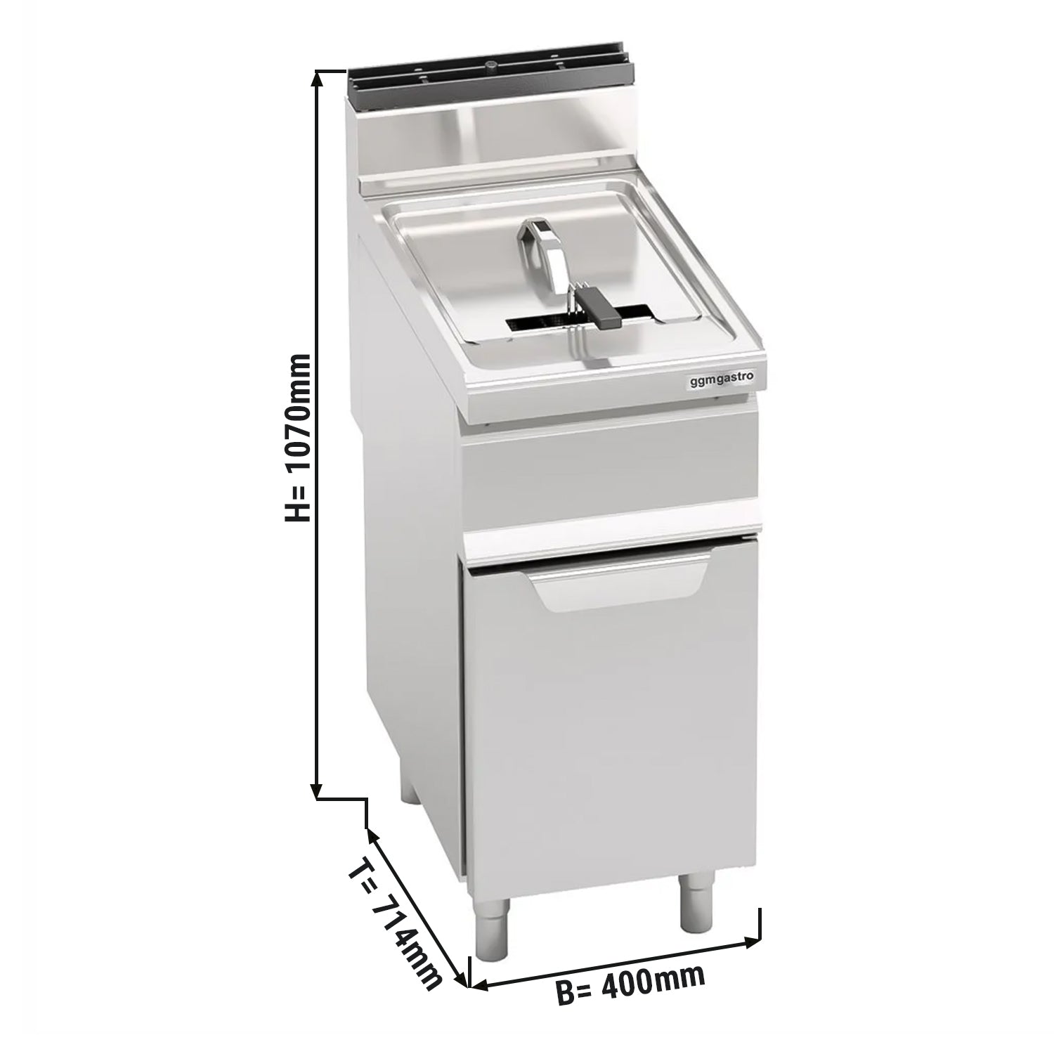 Gas fryer 20 liters (16.5 kW)