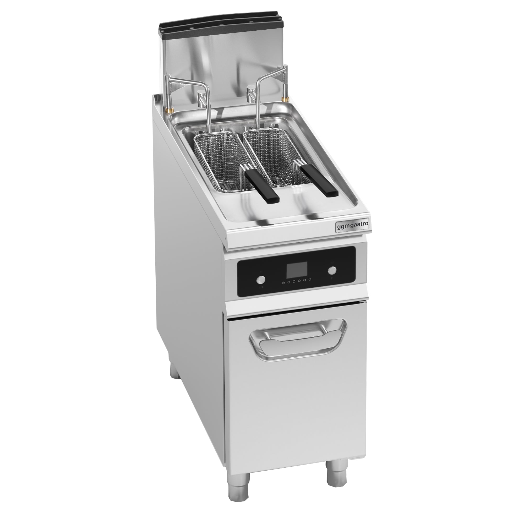 Automatic gas fryer 20 liters - with oil filtration system and automatic basket lift