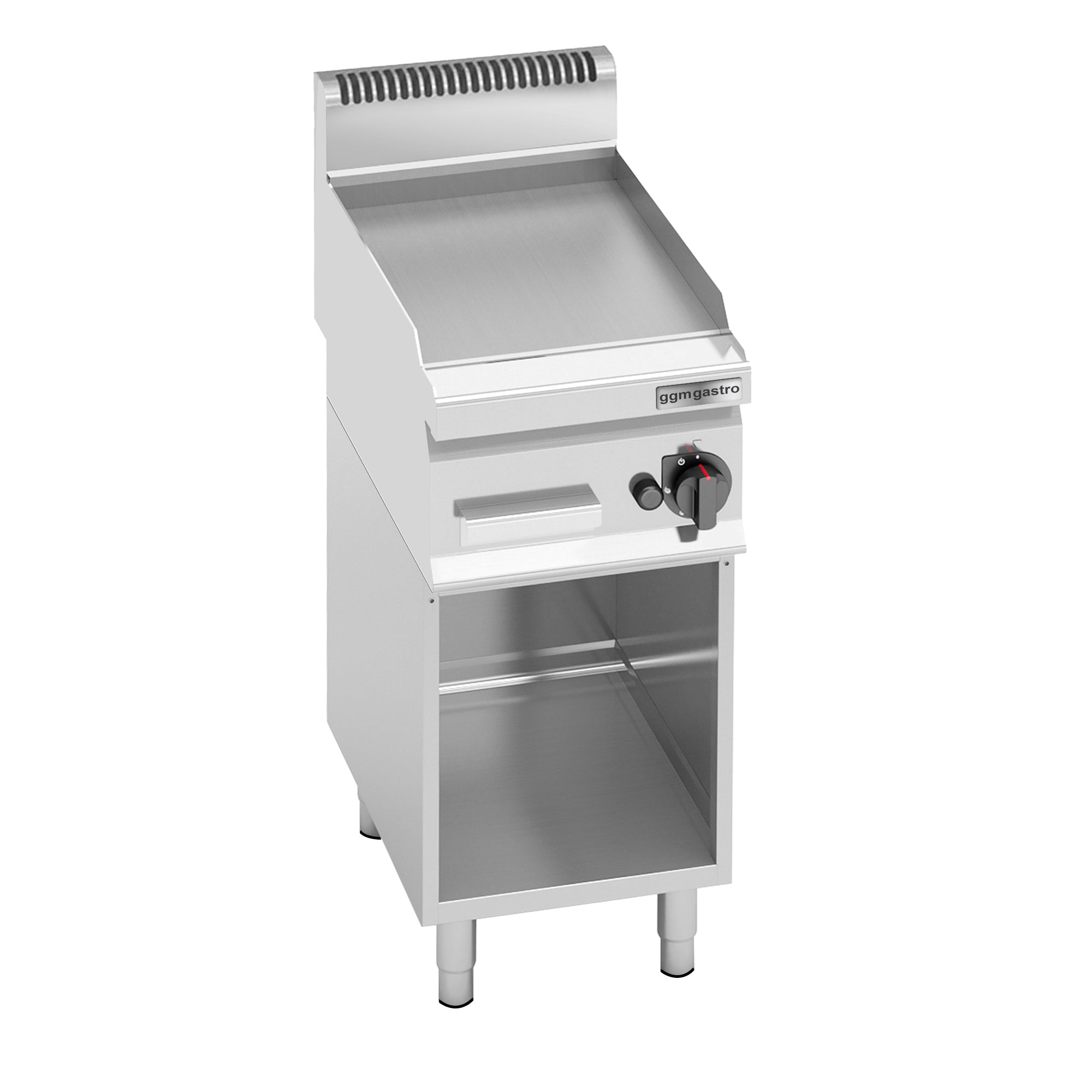 Gas fryer, smooth with base