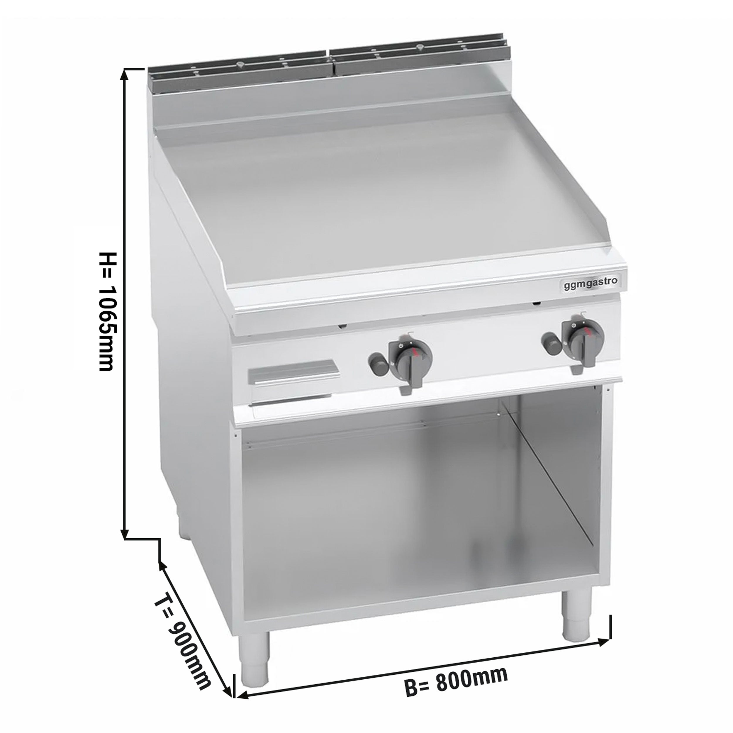 Gas hob - smooth (20 kW)