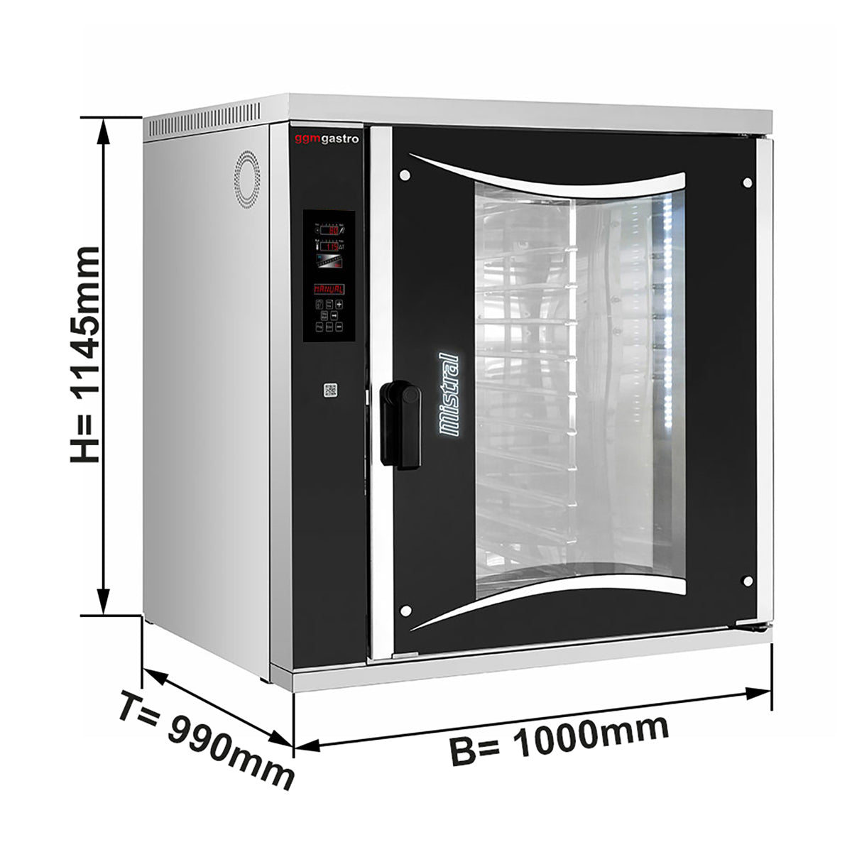 Газов конвектомат 10 EN 60x40см