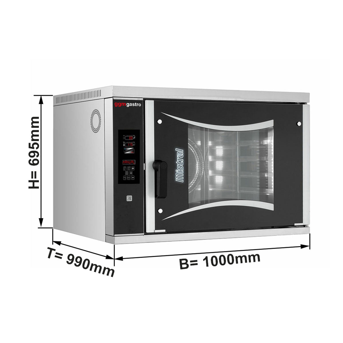 Газов конвектомат 6 EN 60x40см