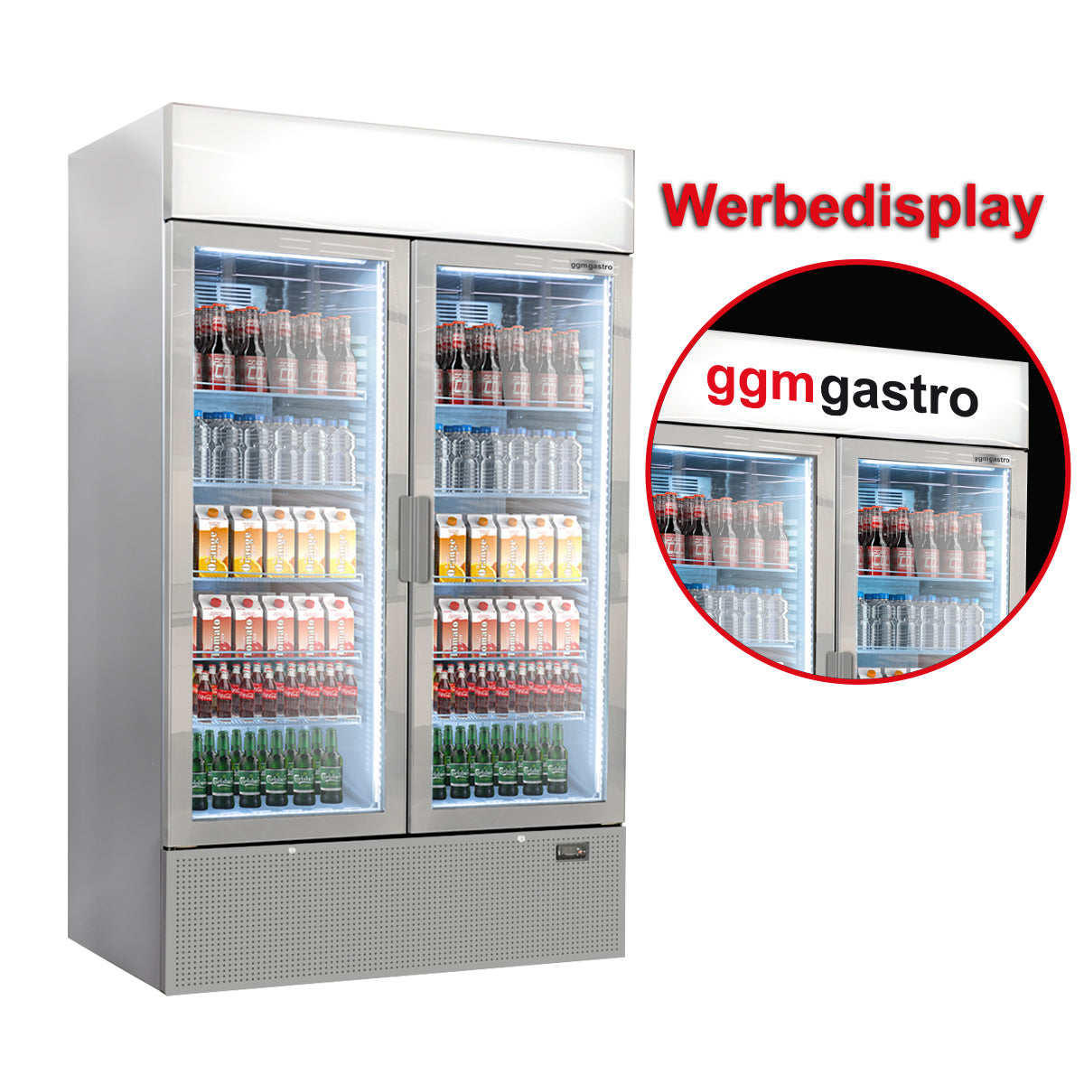 Beverage refrigerator - 1048 liters (net volume) - GRAY