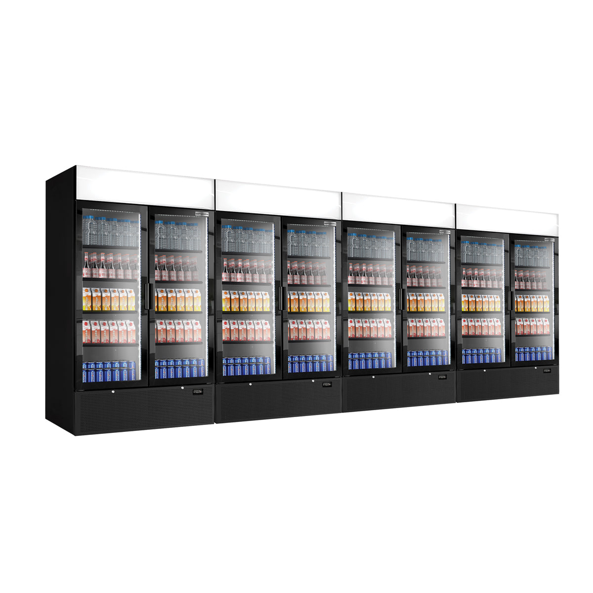 (4 pieces) Beverage refrigerator - 1048 liters (net volume) - BLACK