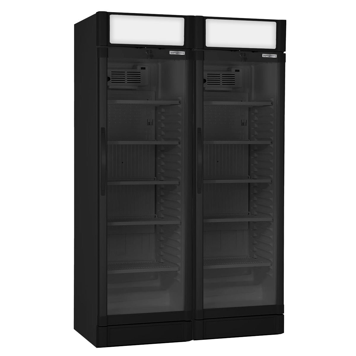 (2 pieces) Refrigerator for drinks - 694 liters (total) - black