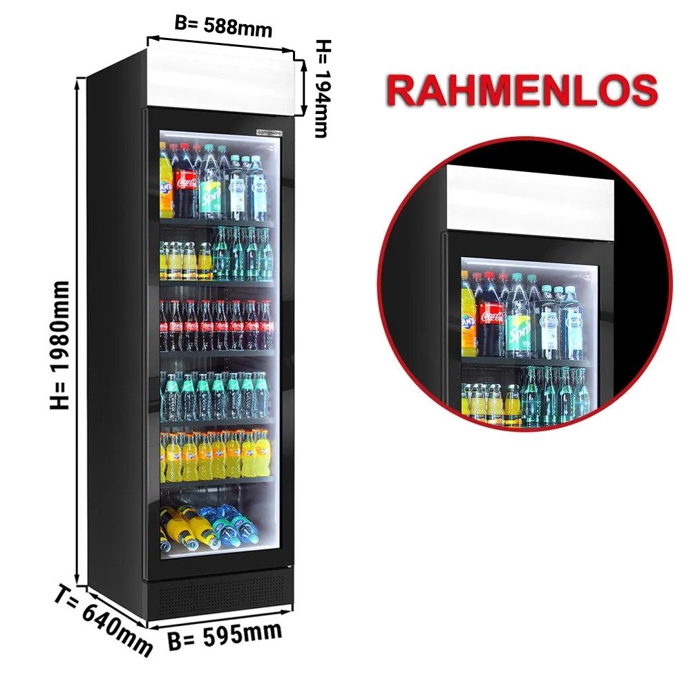 Beverage refrigerator - 345 liters (net volume) - BLACK