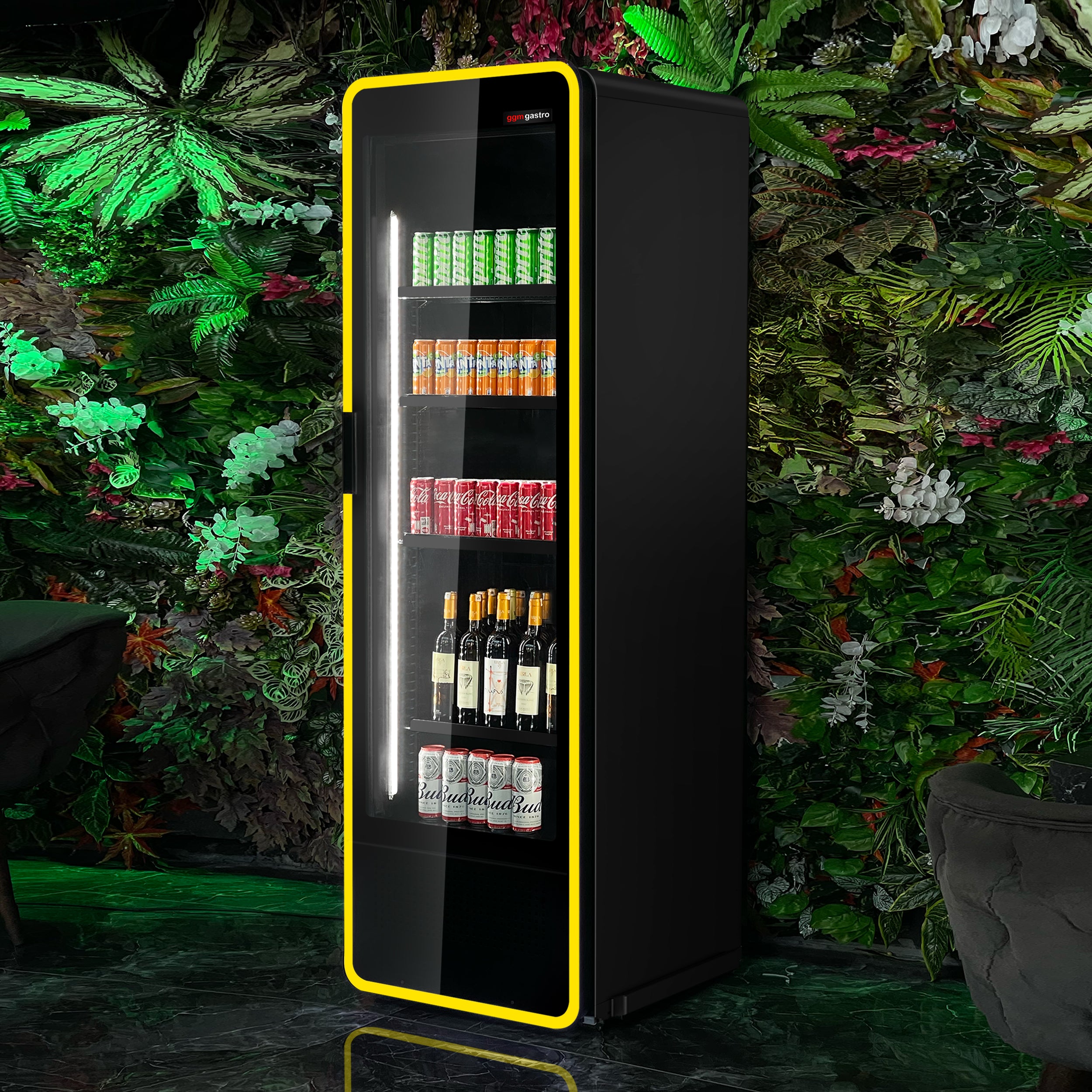 Beverage refrigerator - 550 liters - with color RGB LED light