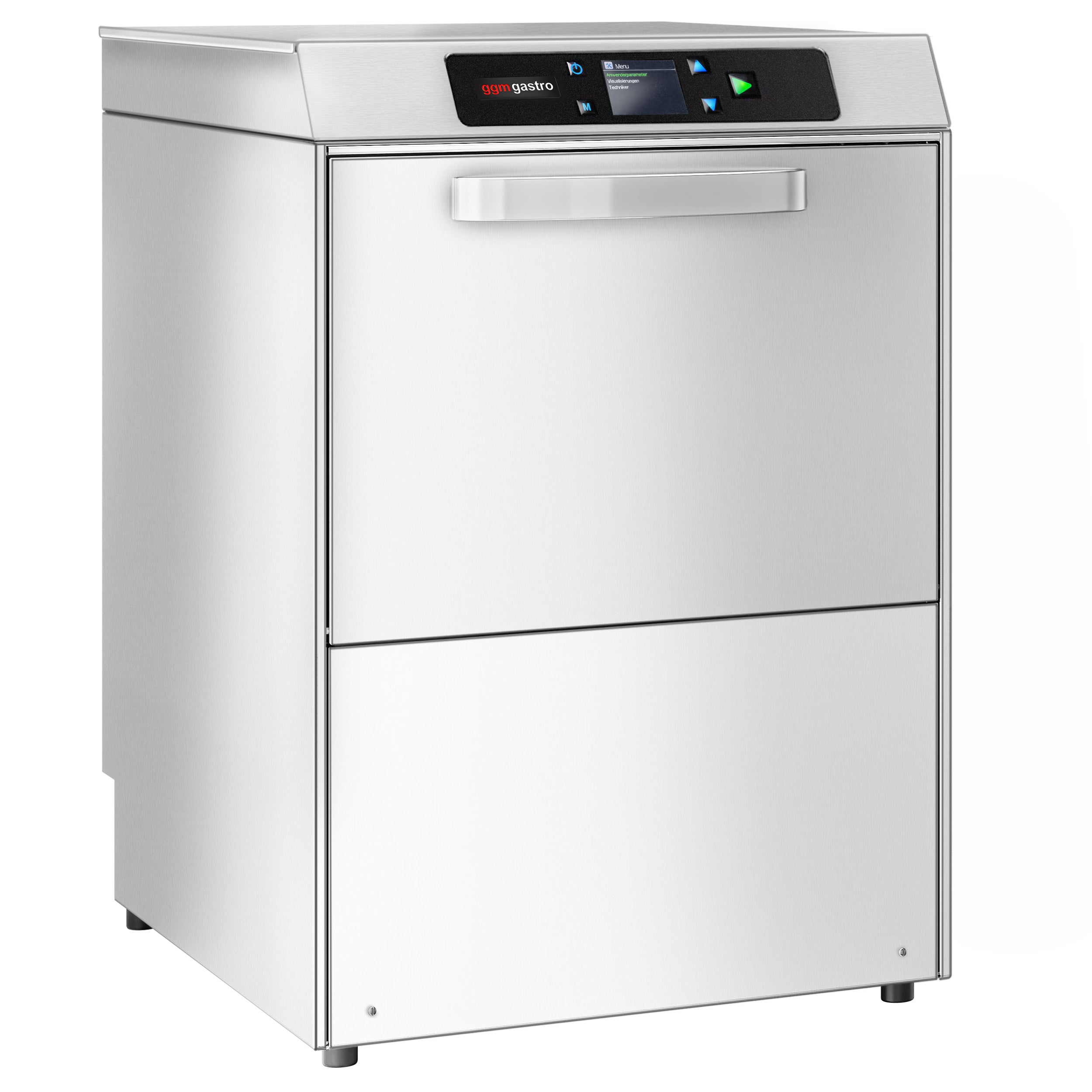 Glass washer PREMIUM 3.4 kW - with detergent drain and pump, rinse aid supply and Wi-Fi option (with two walls)