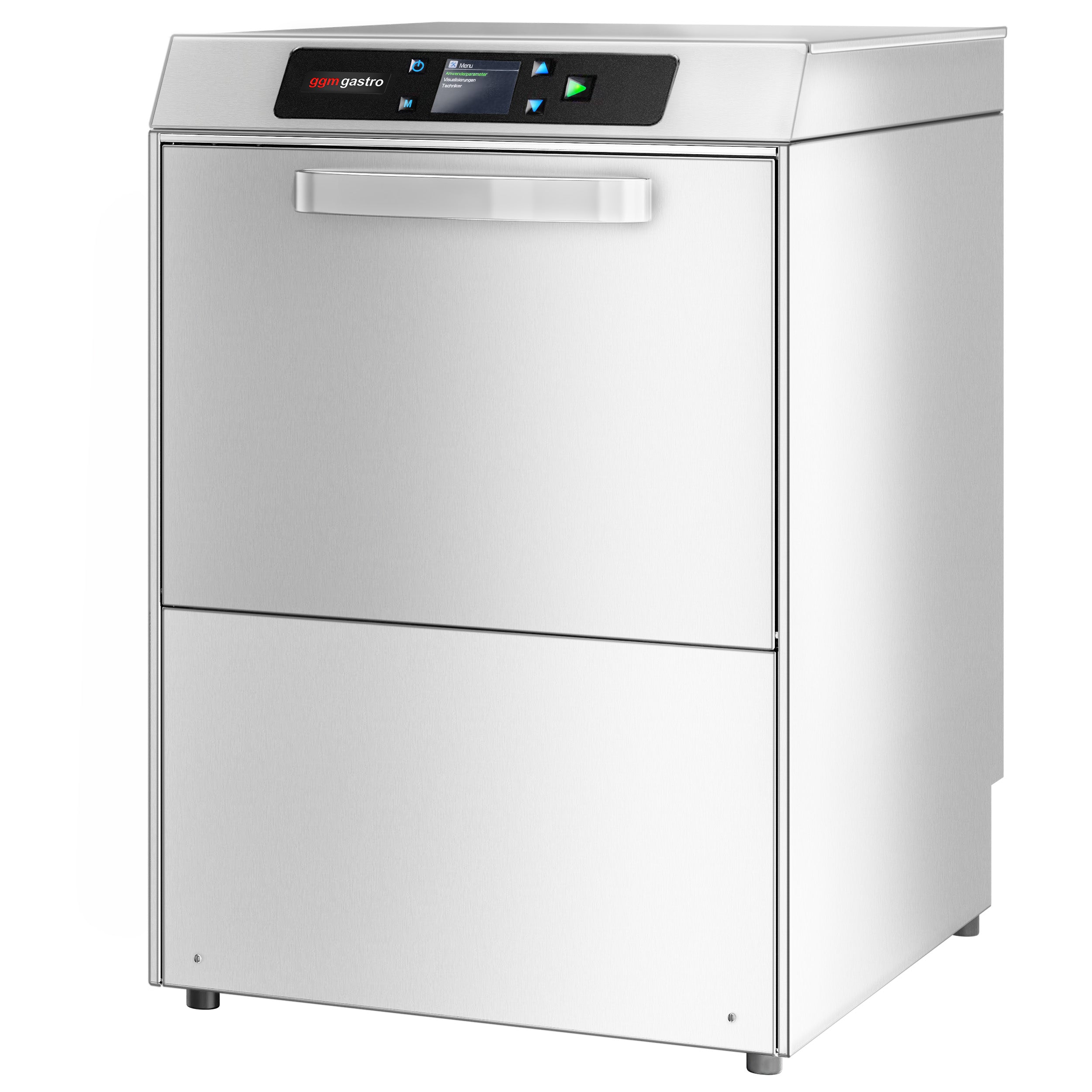 Glass washer PREMIUM 3.4 kW - with detergent drain and pump, rinse aid supply and Wi-Fi option (with two walls)